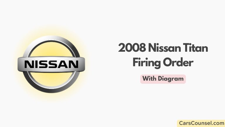 2008 Nissan Titan Firing Order With Diagram CarsCounsel