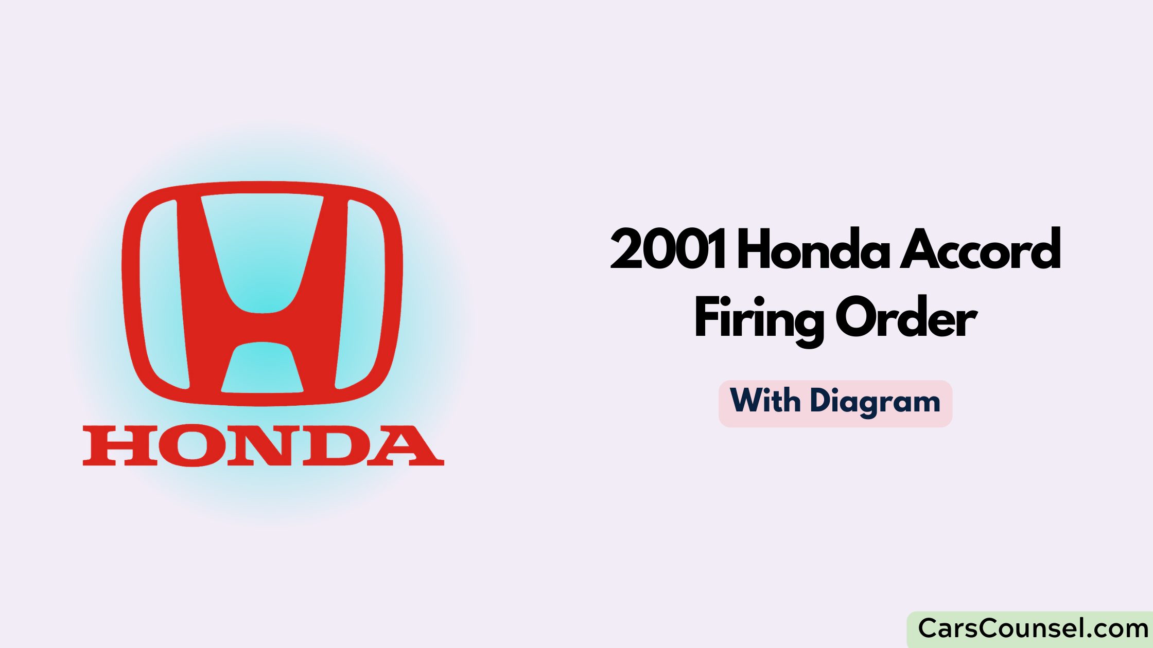 2001 Honda Accord Firing Order With Diagram