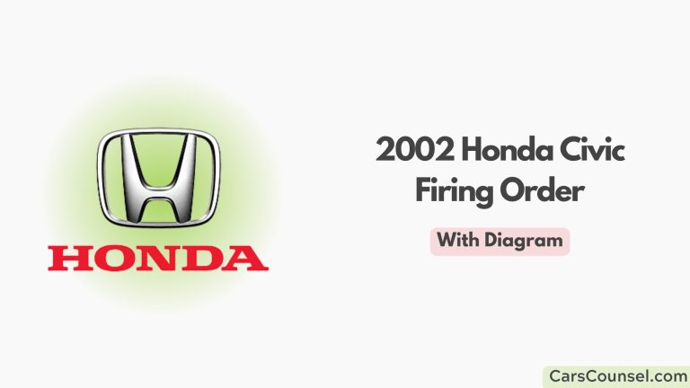2002 Honda Civic Firing Order With Diagram
