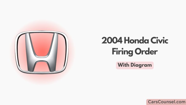 2004 Honda Civic Firing Order With Diagram