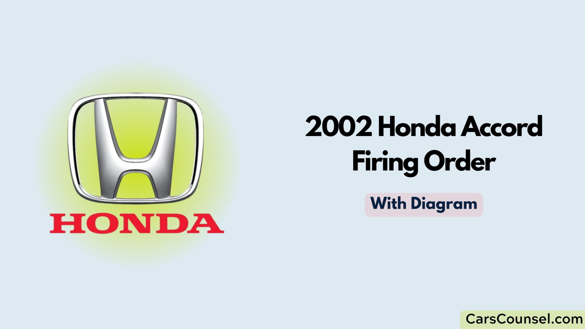 2008 Honda Accord Firing Order (With Diagram)