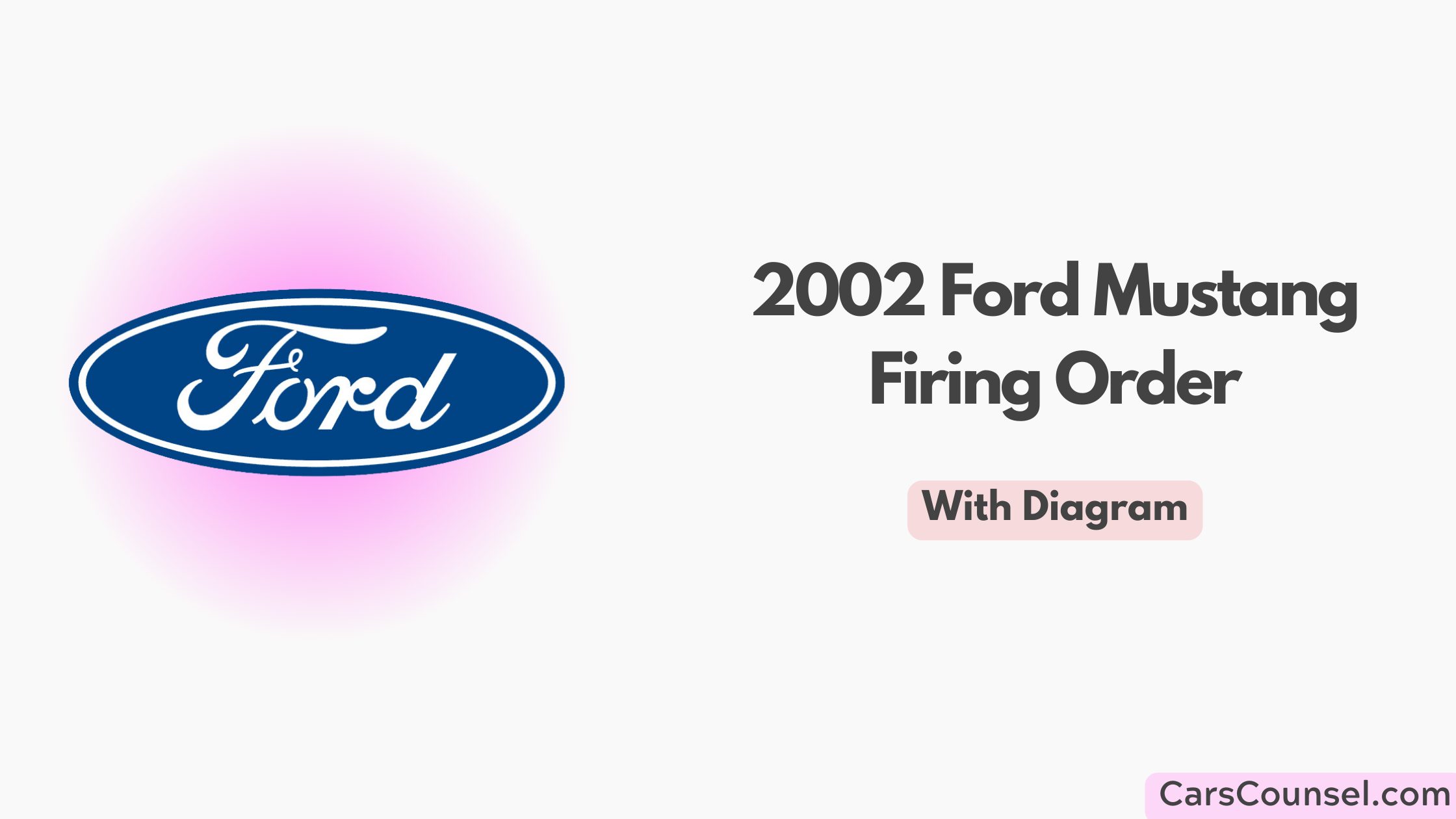 2002 Ford Mustang Firing Order With Diagram