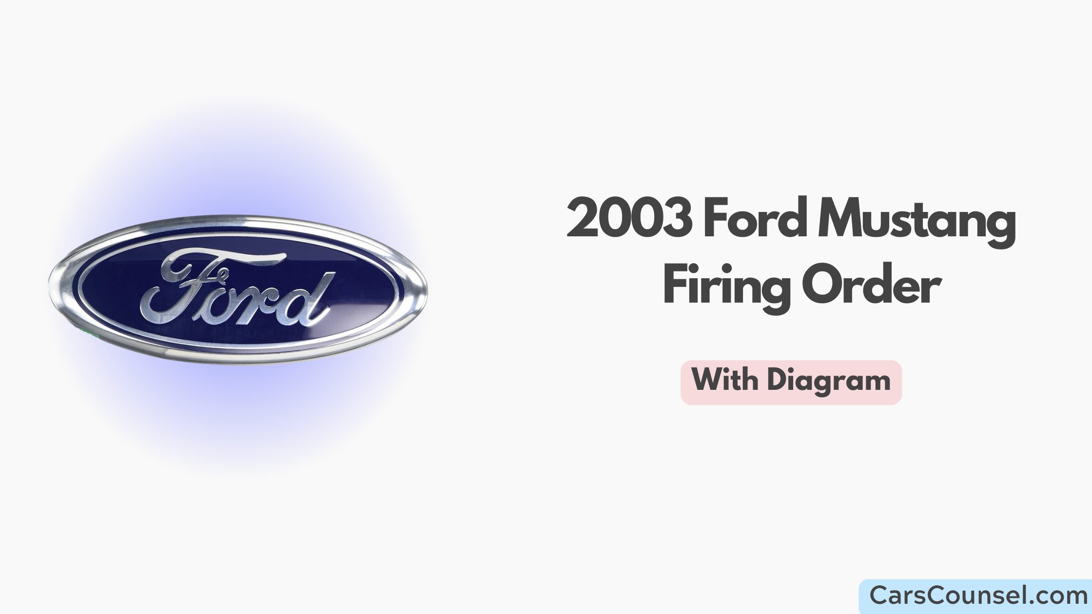 2003 Ford Mustang Firing Order With Diagram