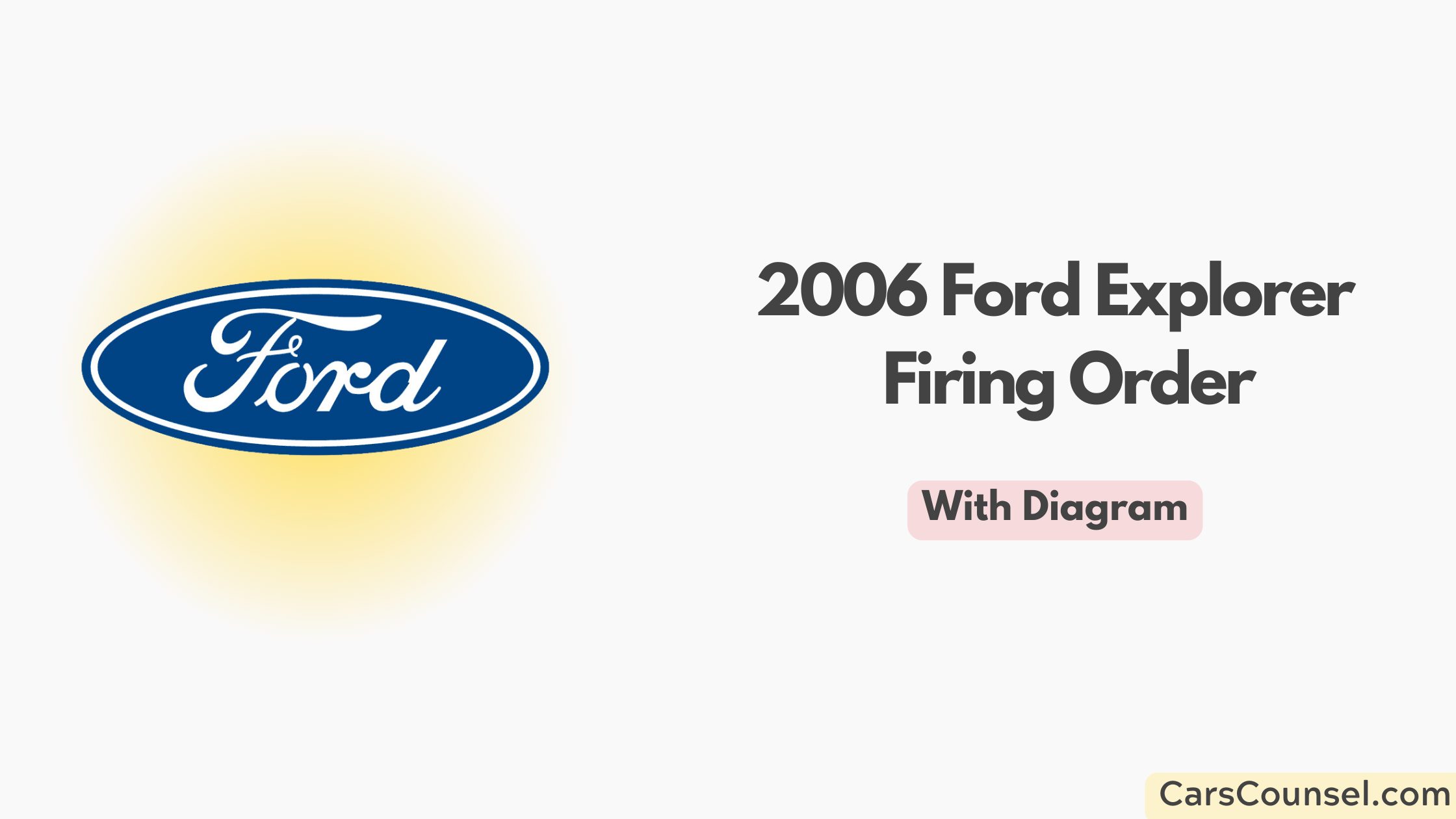 2006 Ford Explorer Firing Order With Diagram