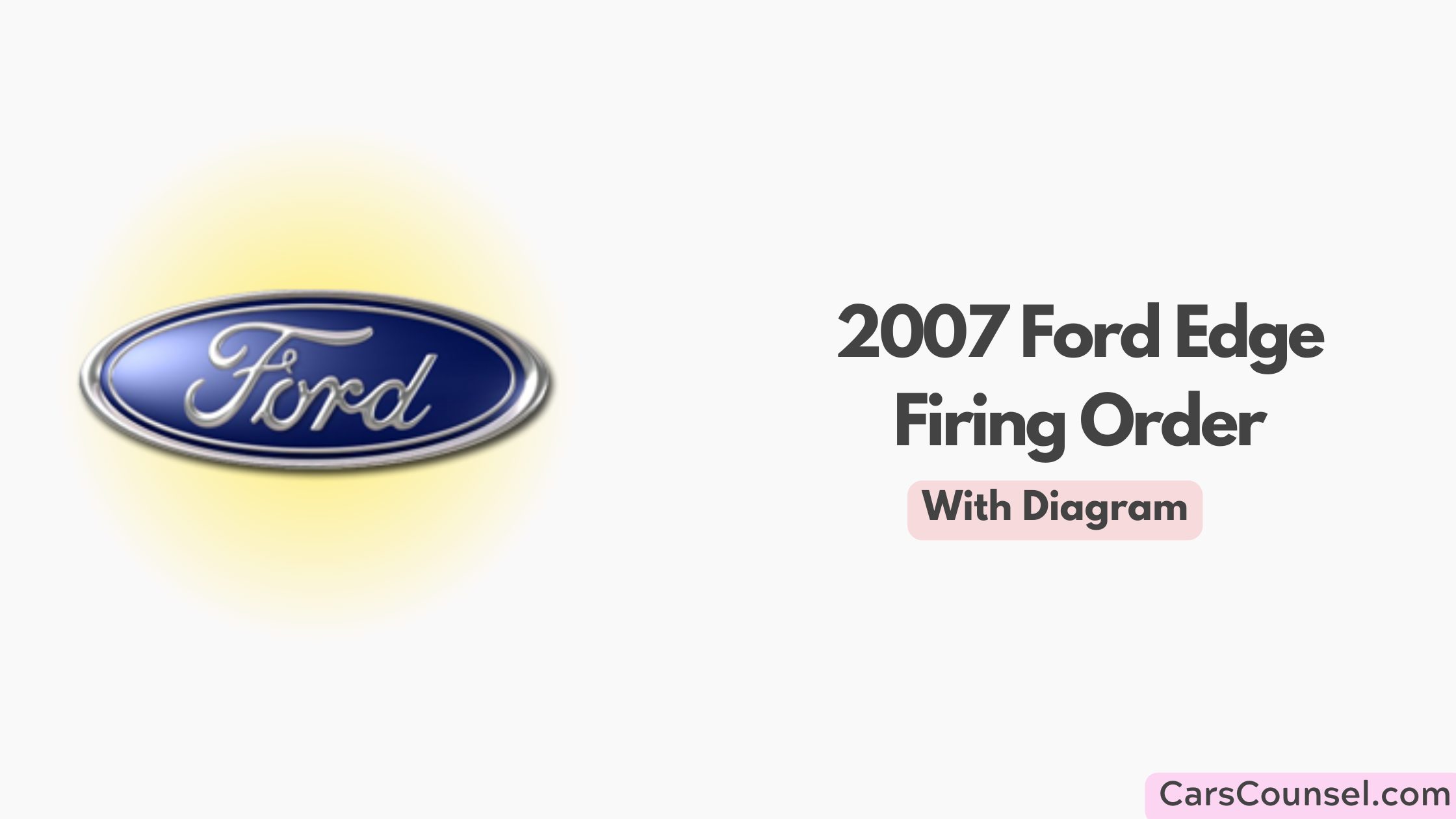 2007 Ford Edge Firing Order With Diagram
