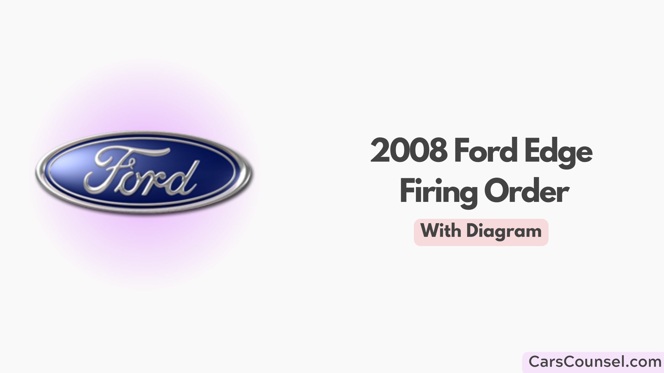 2008 Ford Edge Firing Order With Diagram