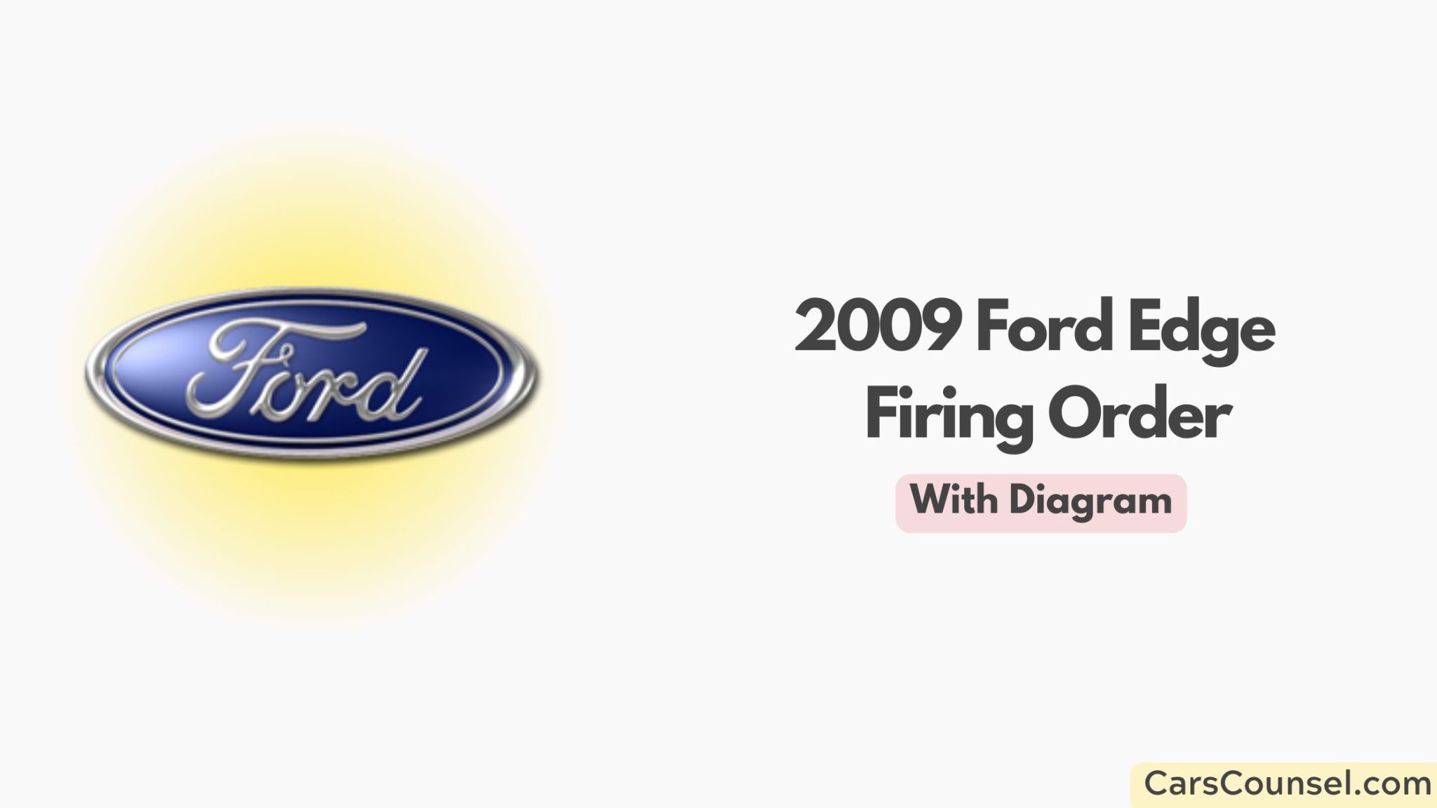 2009 ford edge firing order with diagram 