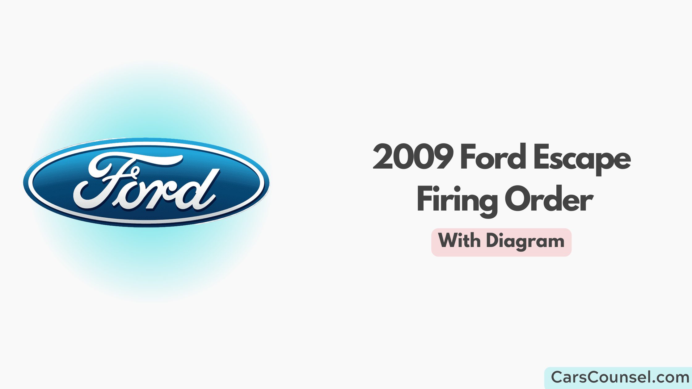 2009 Ford Escape Firing Order With Diagram