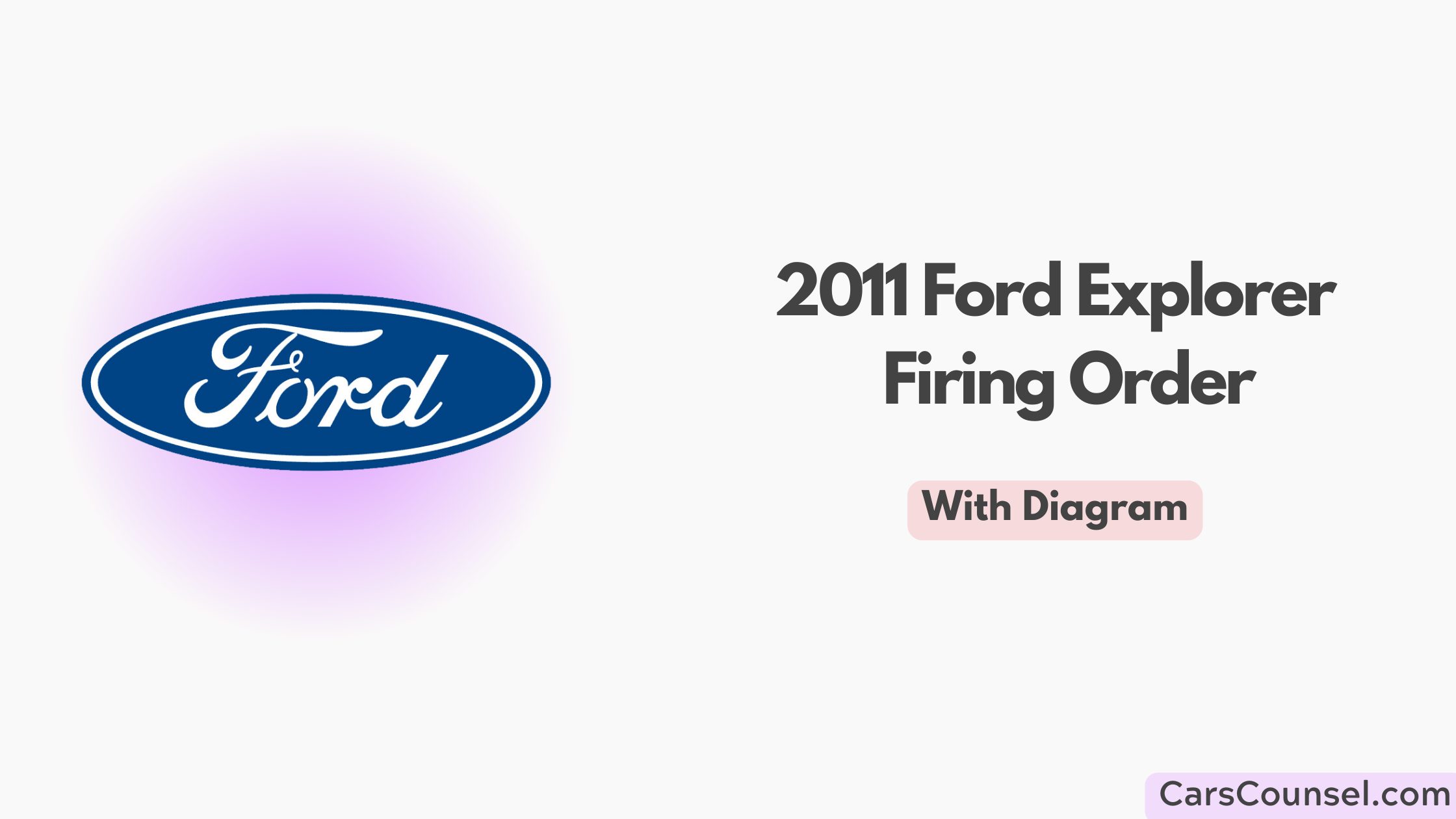 2011 Ford Explorer Firing Order With Diagram