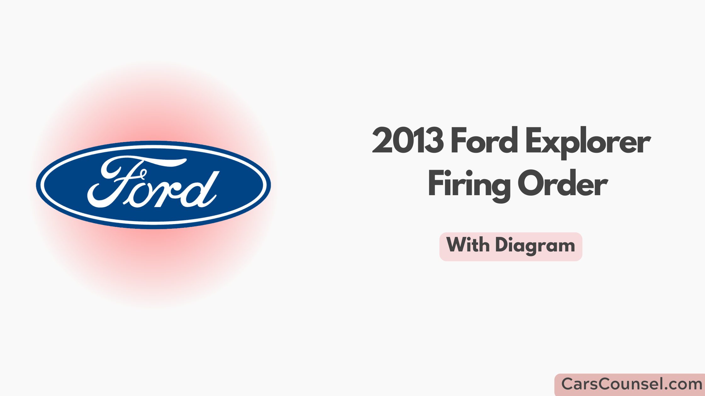 2013 Ford Explorer Firing Order With Diagram