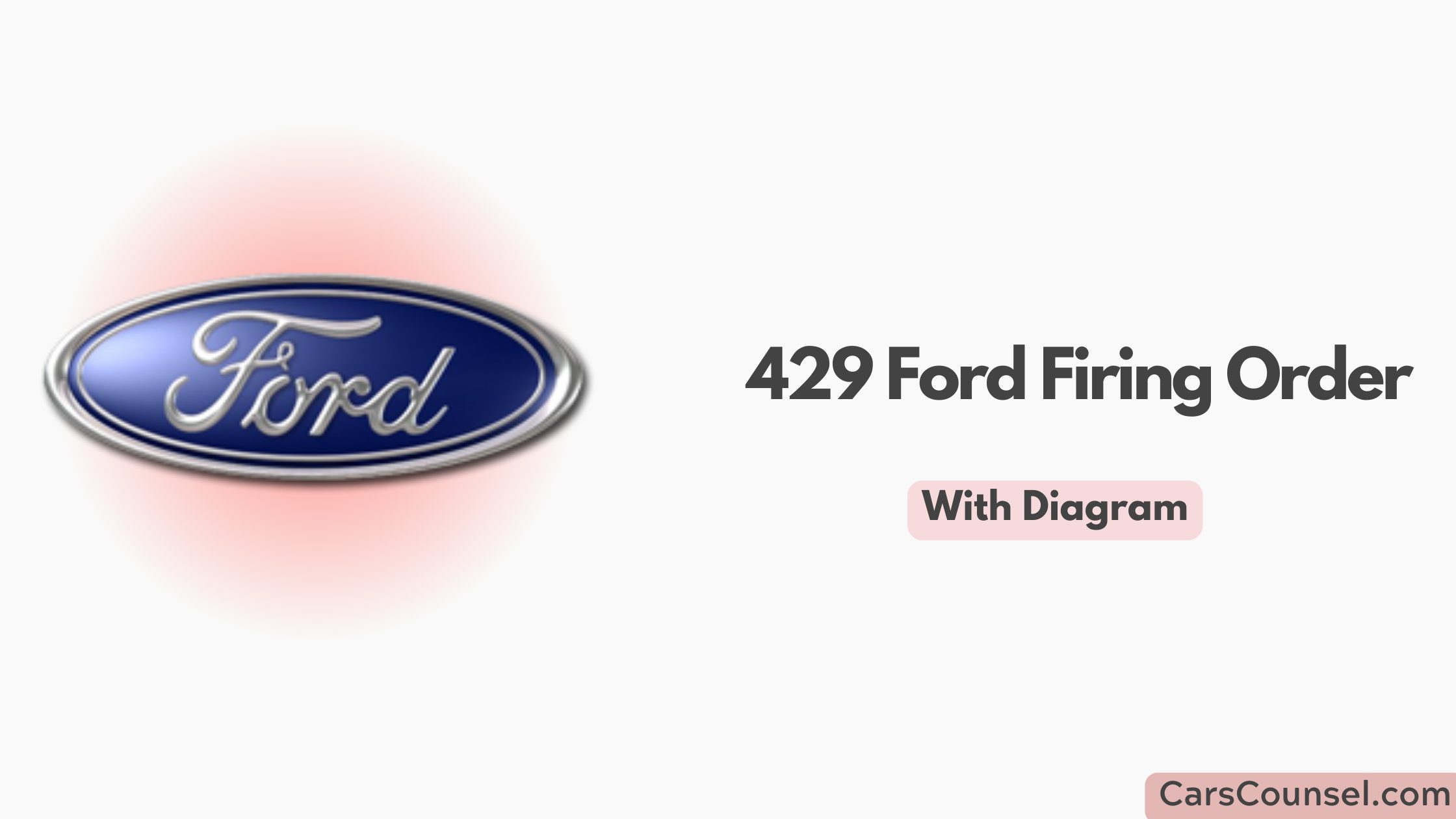429 Ford Firing Order With Diagram