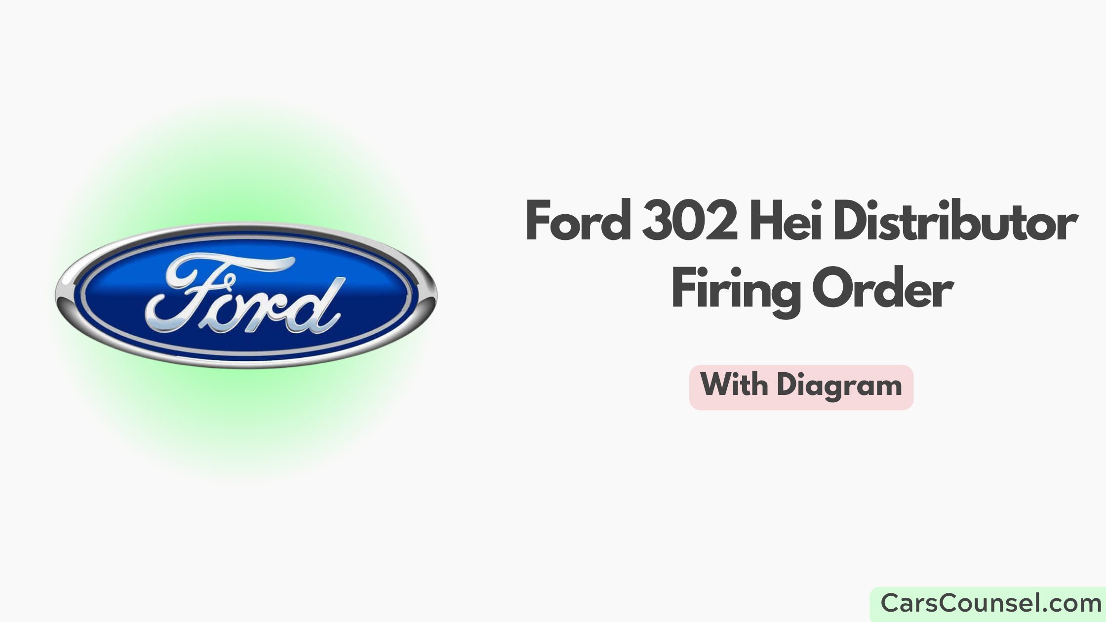 Ford 302 Hei Distributor Firing Order With Diagram