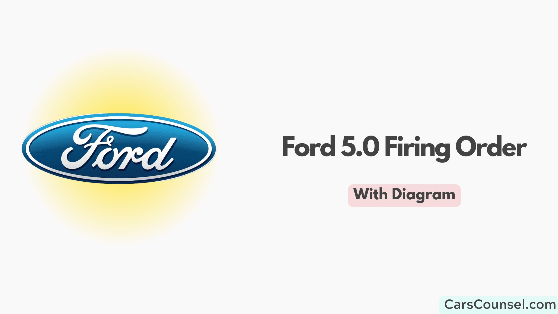 Ford 5.0 Firing Order With Diagram