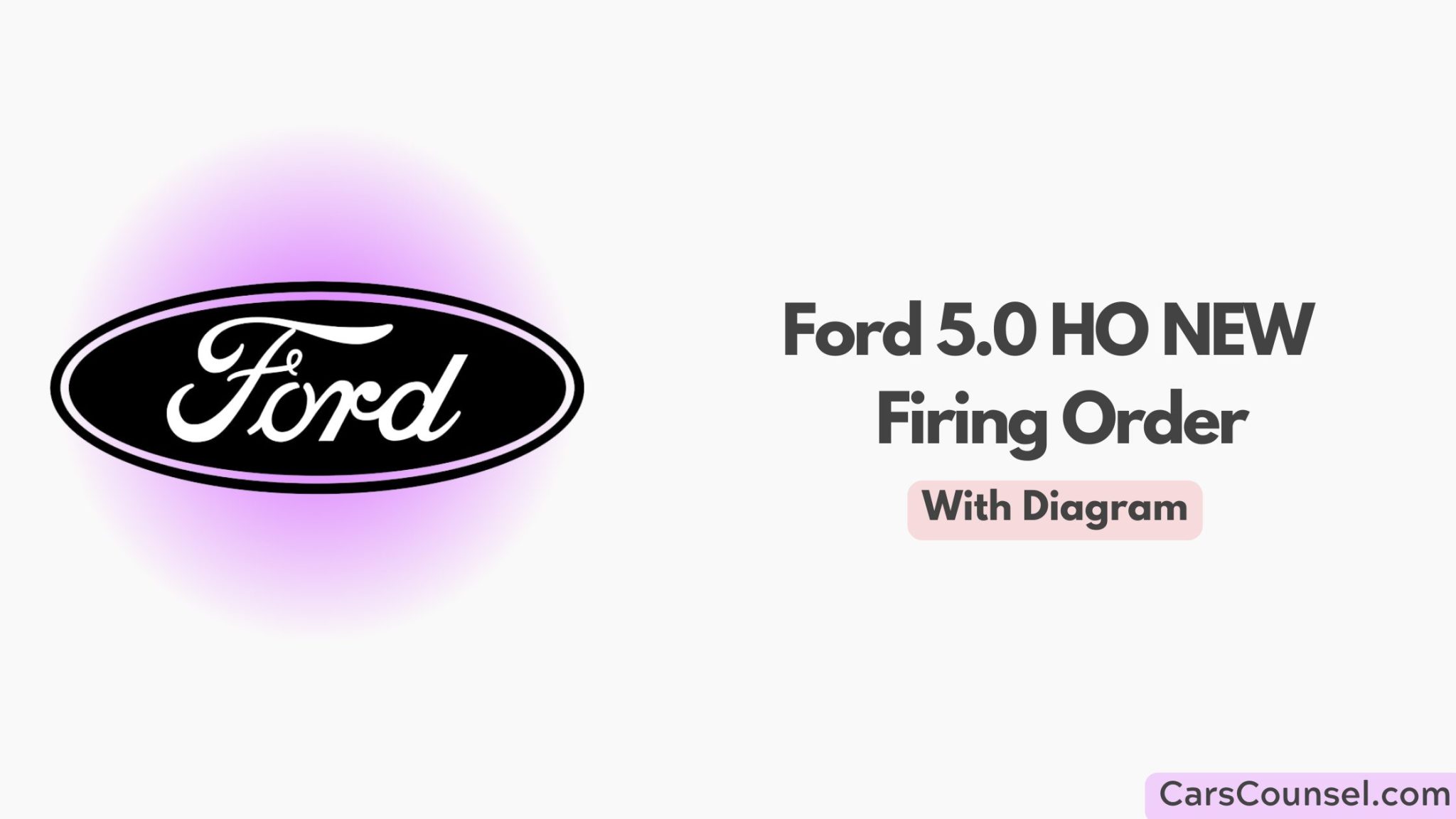 Ford 5.0 HO NEW Firing Order [With Diagram]