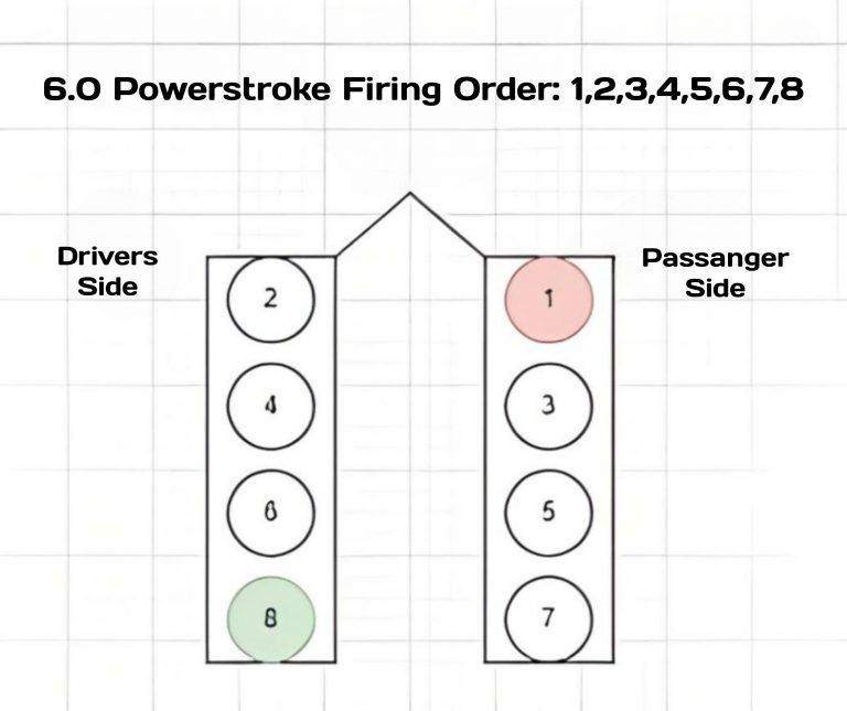 6 0 powerstroke firing order with diagram 