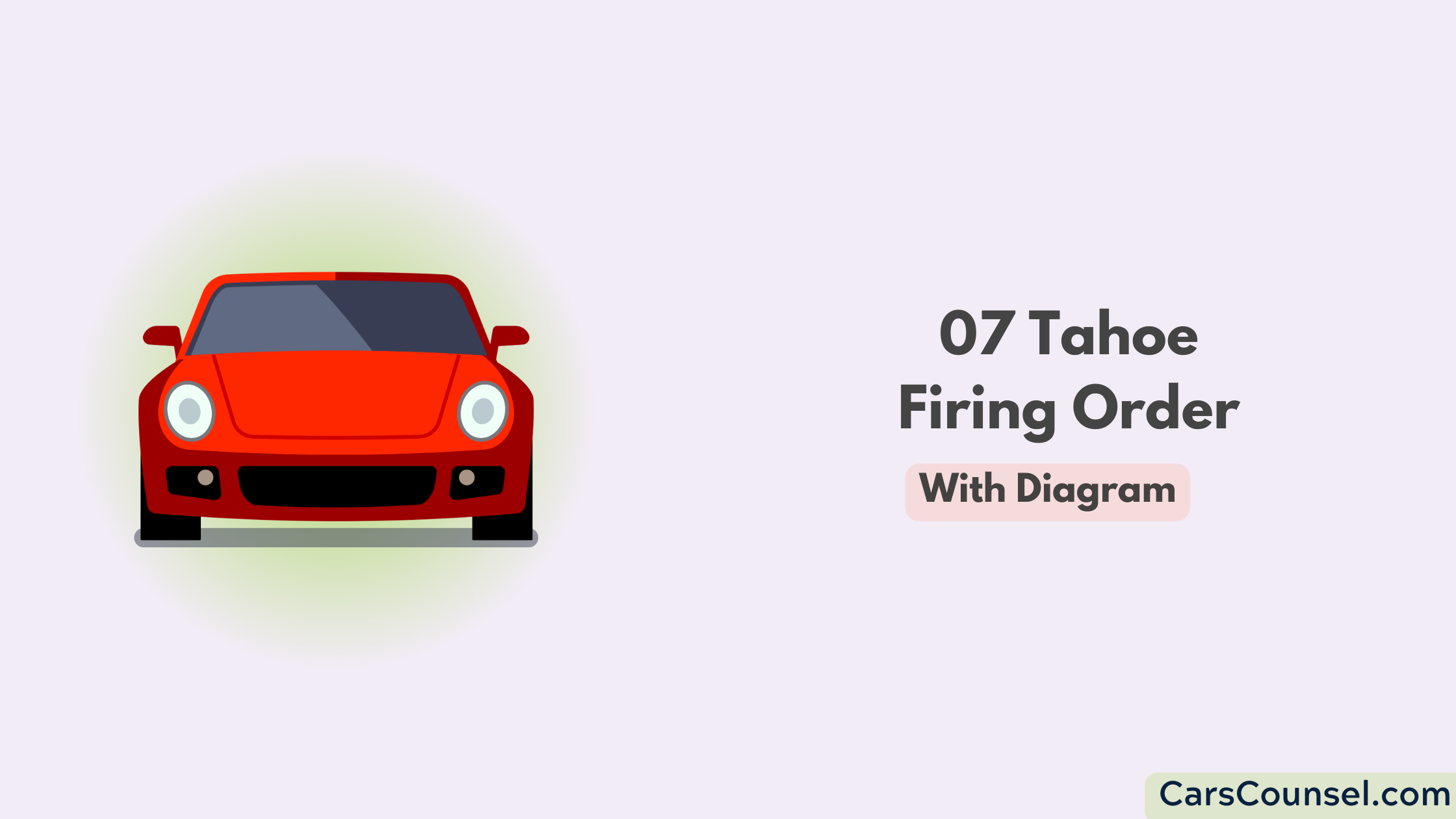 07 Tahoe Firing Order With Diagram