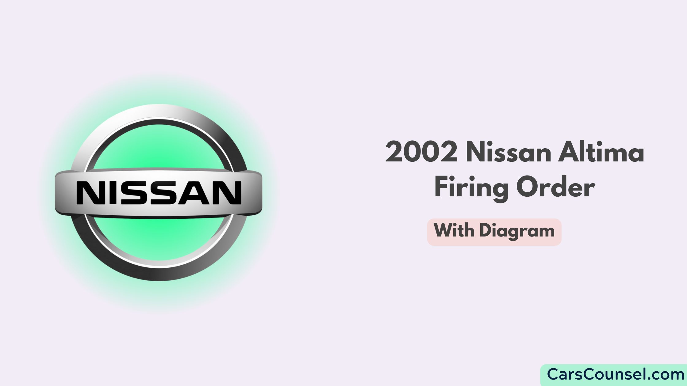 2002 Nissan Altima Firing Order With Diagram