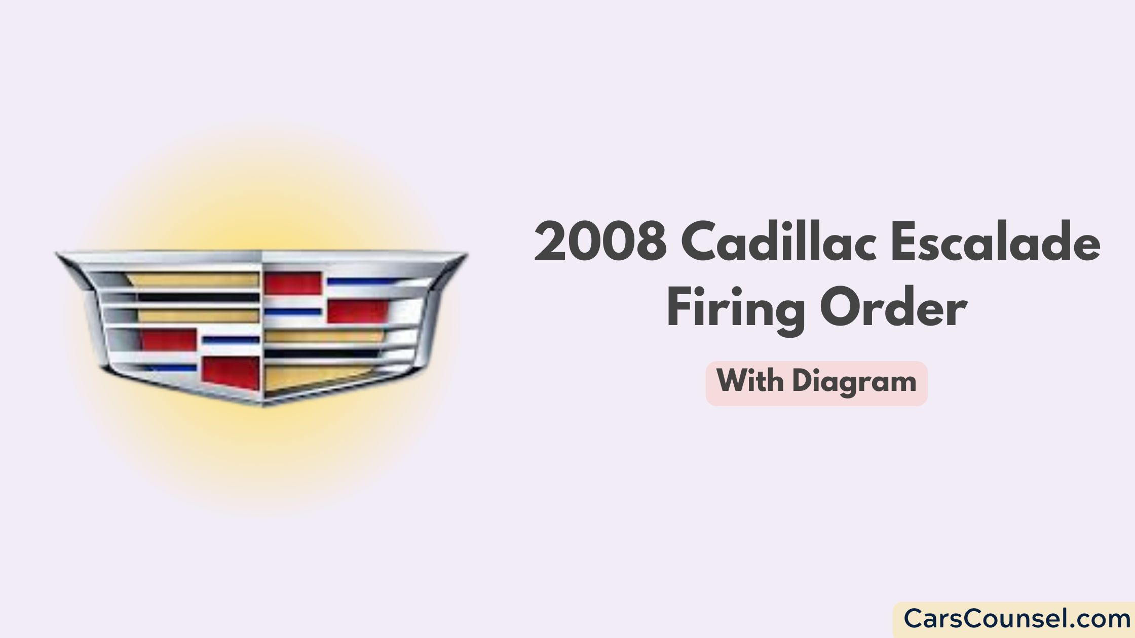 2008 Cadillac Escalade Firing Order With Diagram
