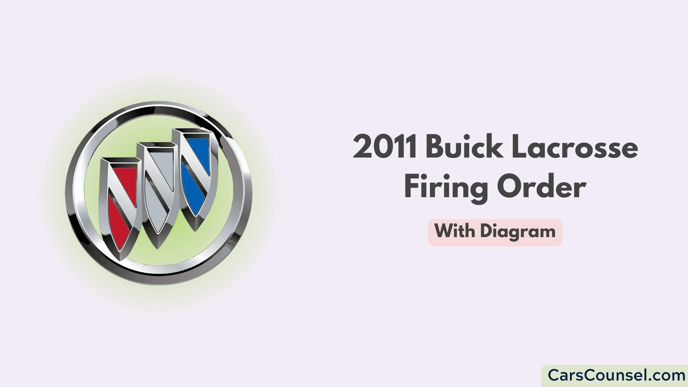 2011 Buick Lacrosse Firing Order With Diagram