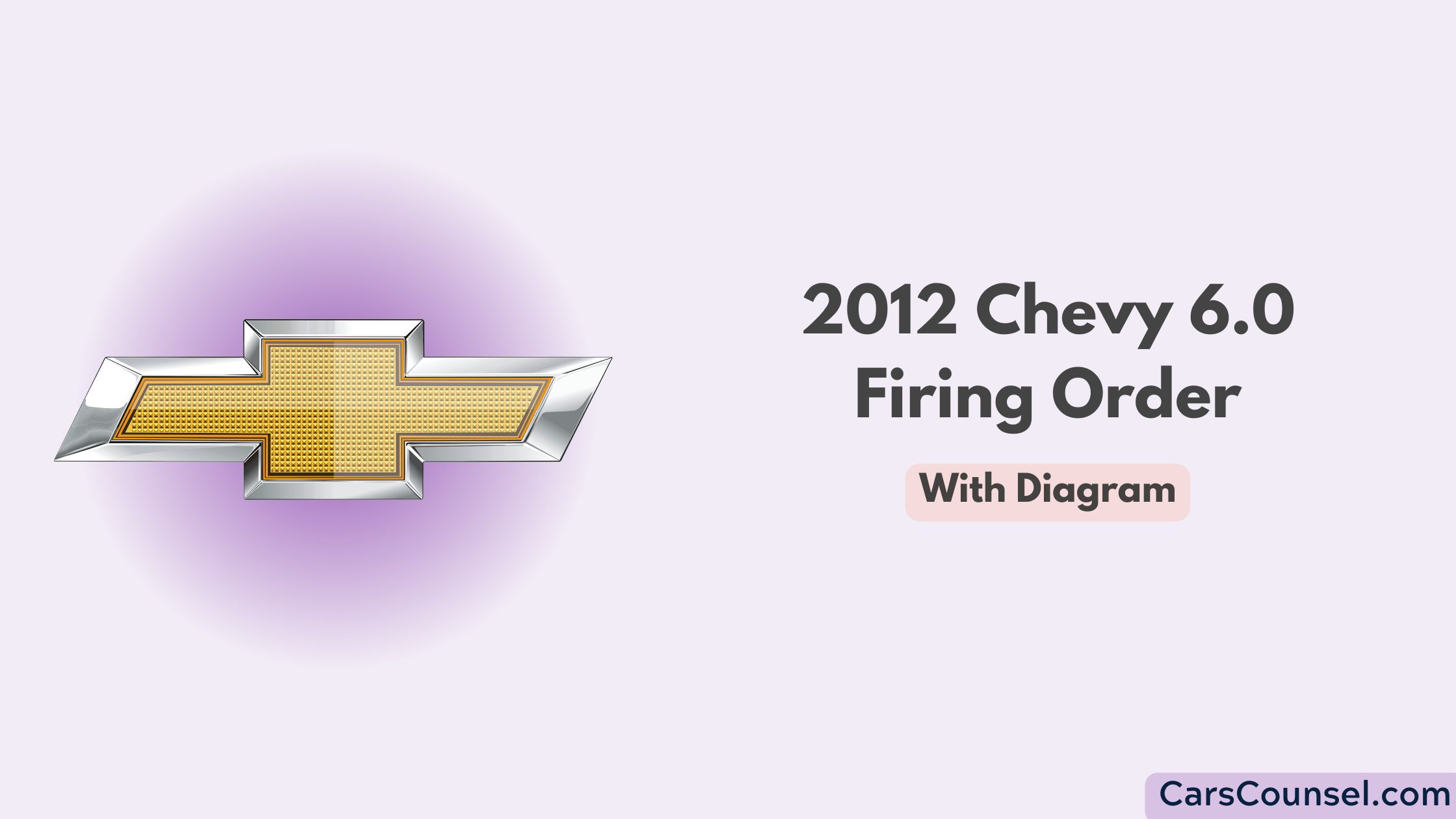 2012 Chevy 6.0 Firing Order With Diagram