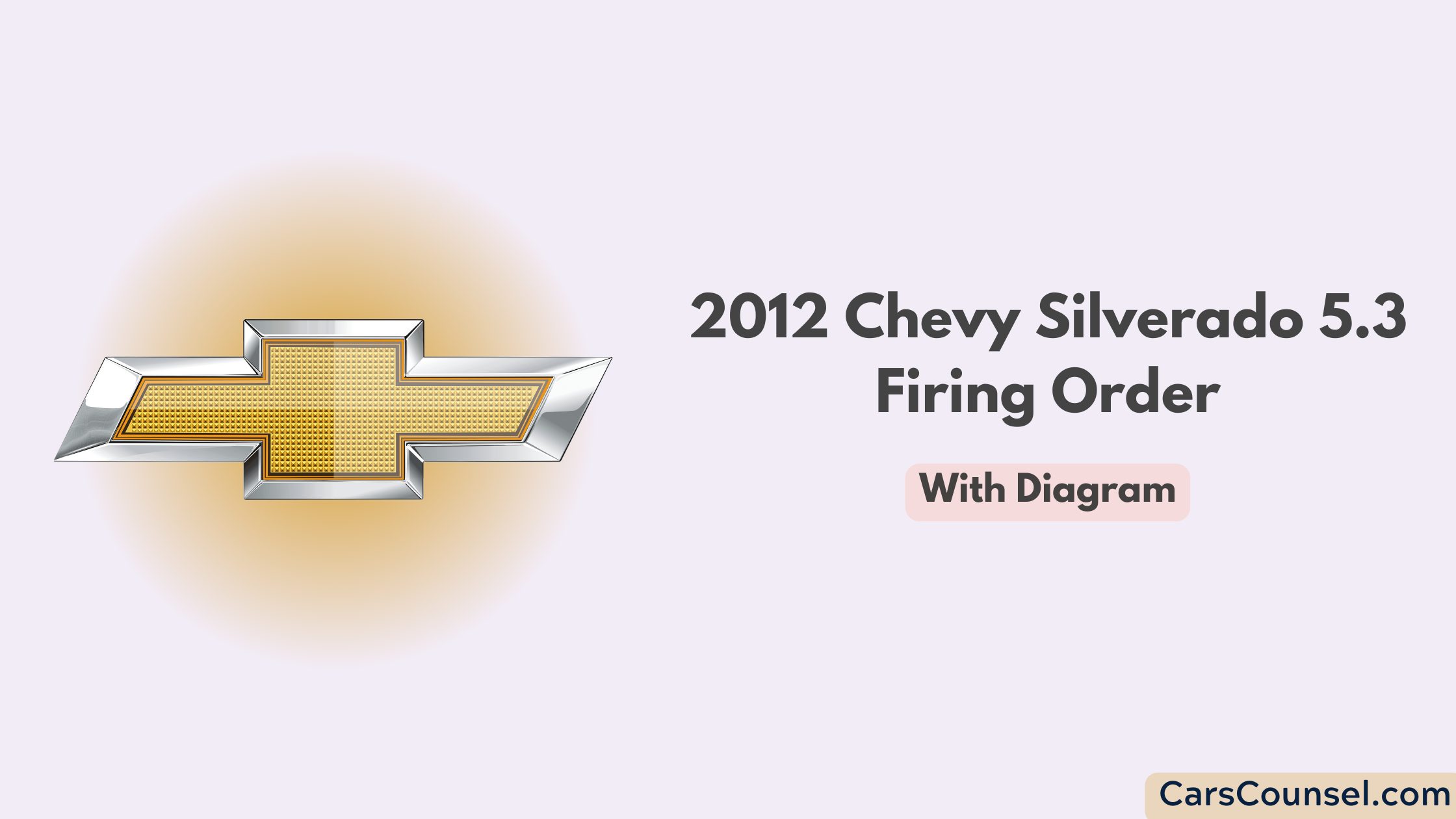 2012 Chevy Silverado 5.3 Firing Order With Diagram