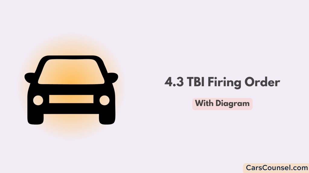 4.3 Tbi Firing Order With Diagram