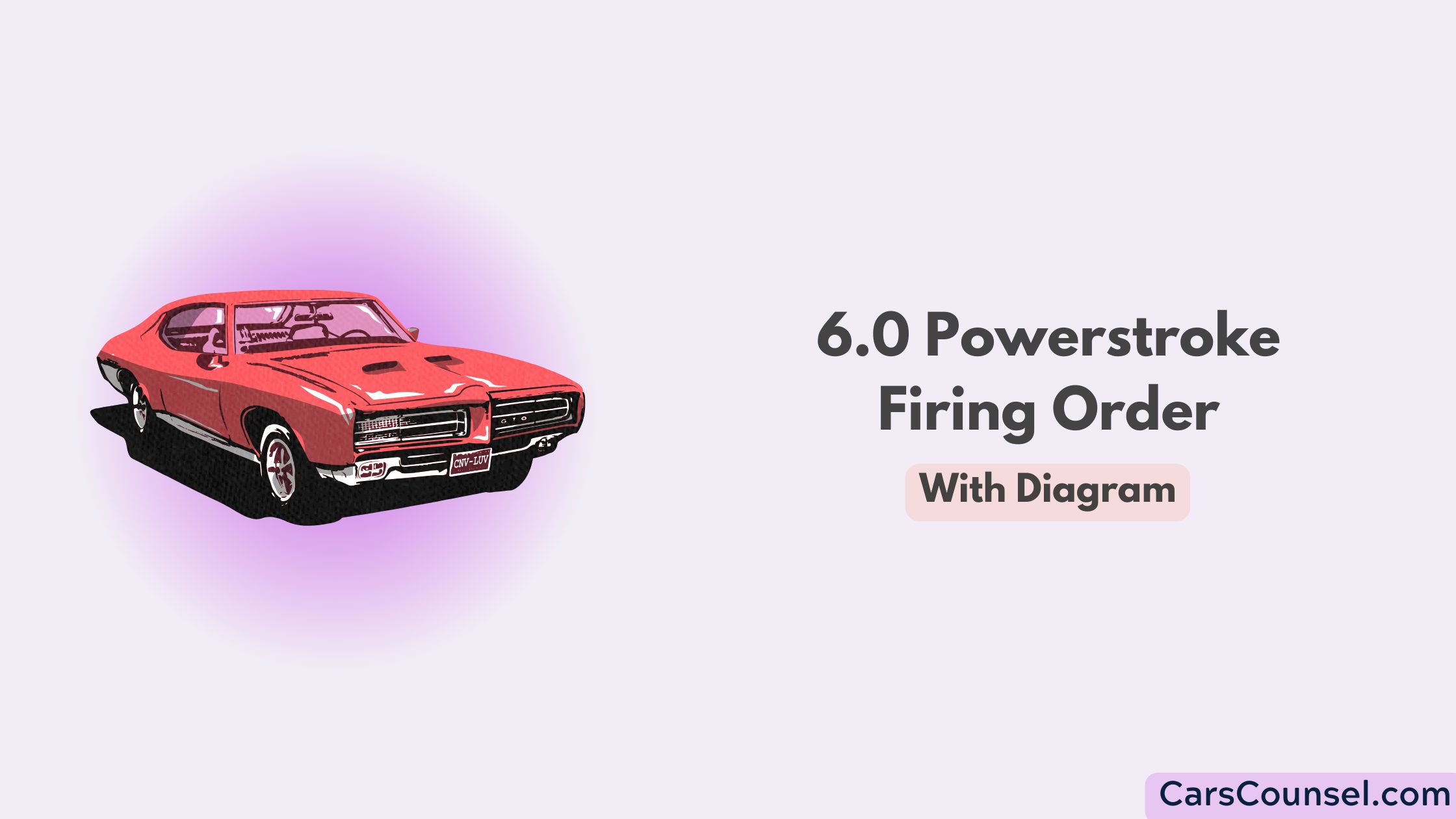 6.0 Powerstroke Firing Order With Diagram