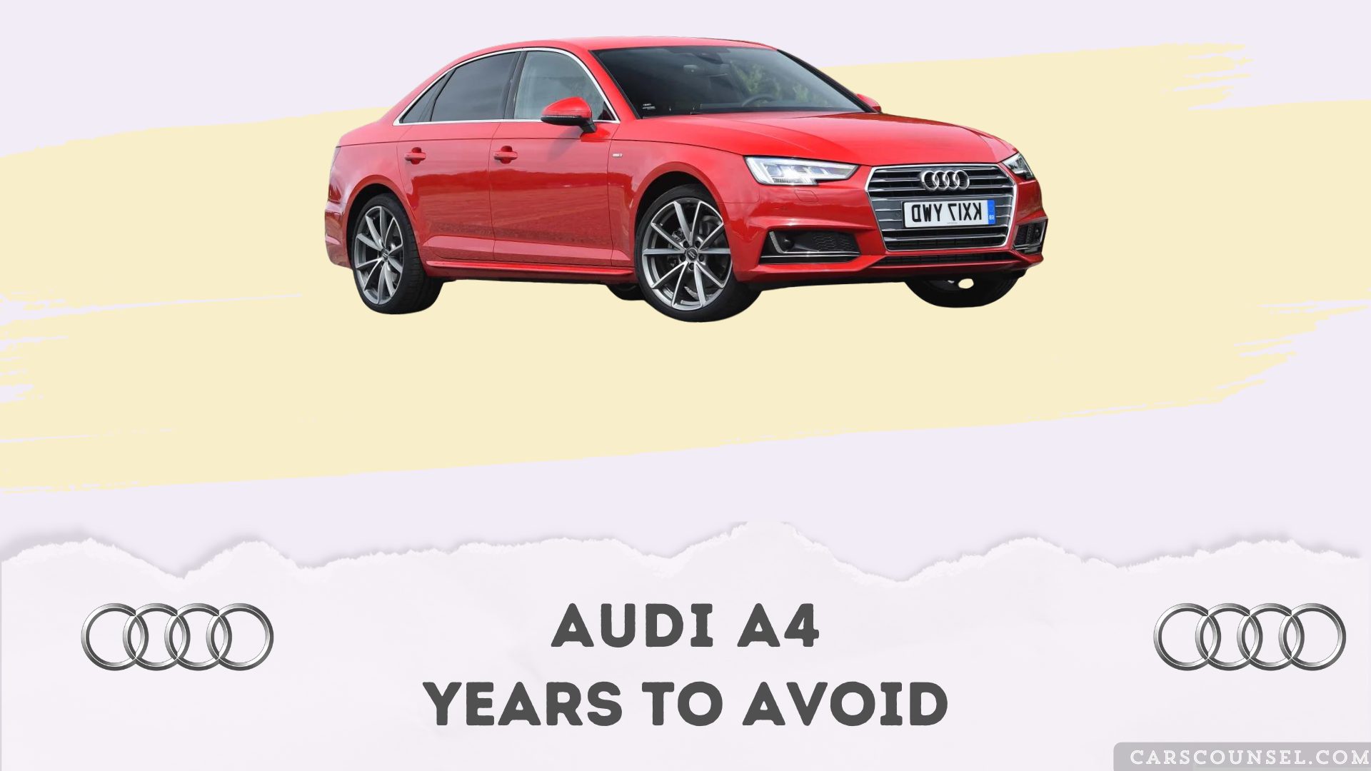 Audi A4 Years To Avoid