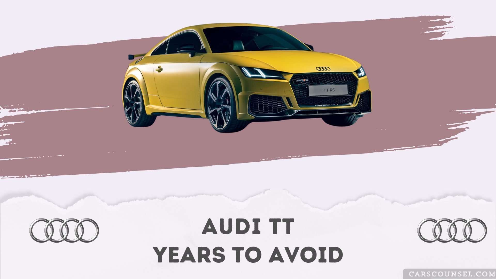 Audi Tt Years To Avoid