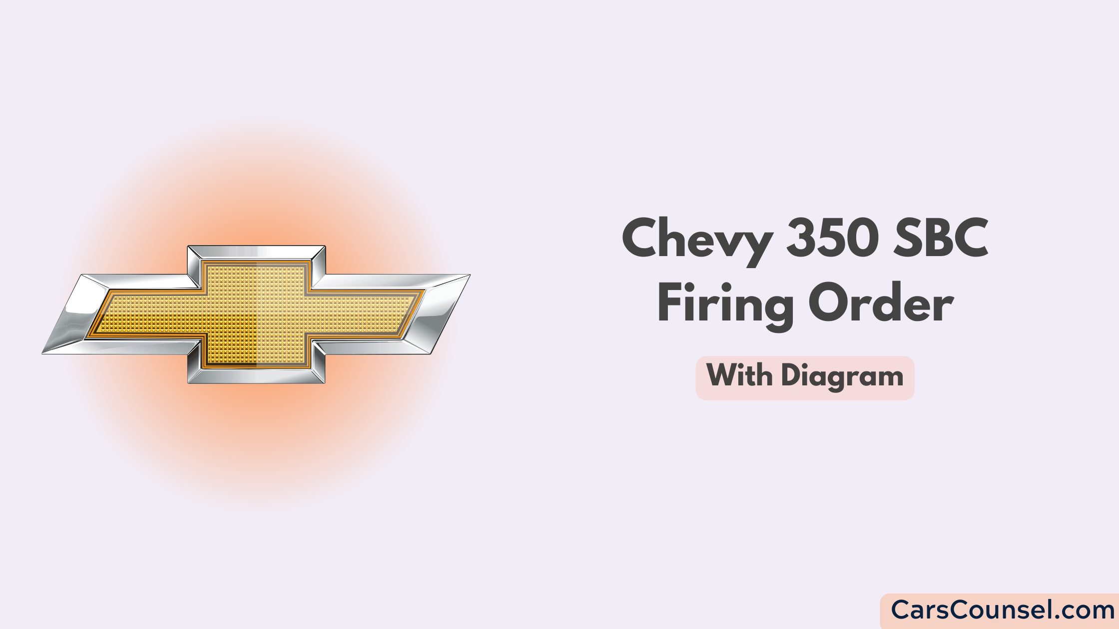 Chevy 350 Sbc Firing Order With Diagram