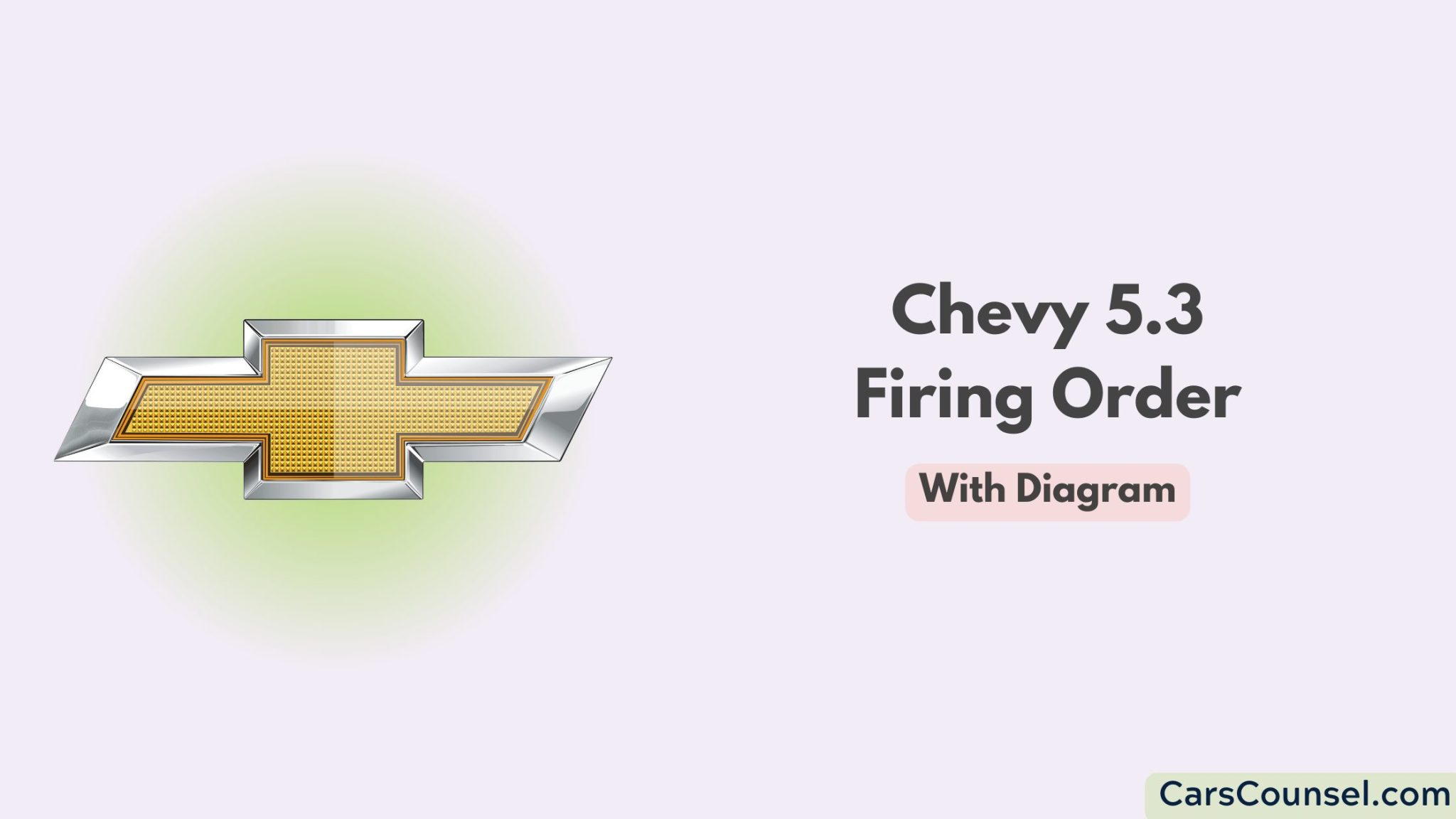 Chevy 5 3 firing order with diagram 