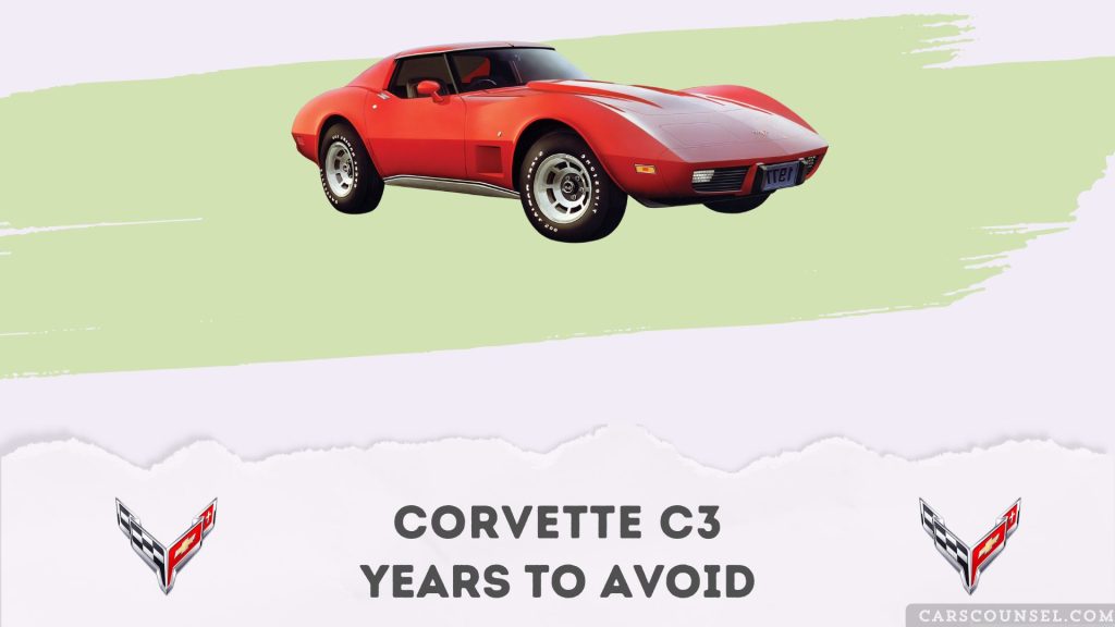 Corvette C3 Years To Avoid