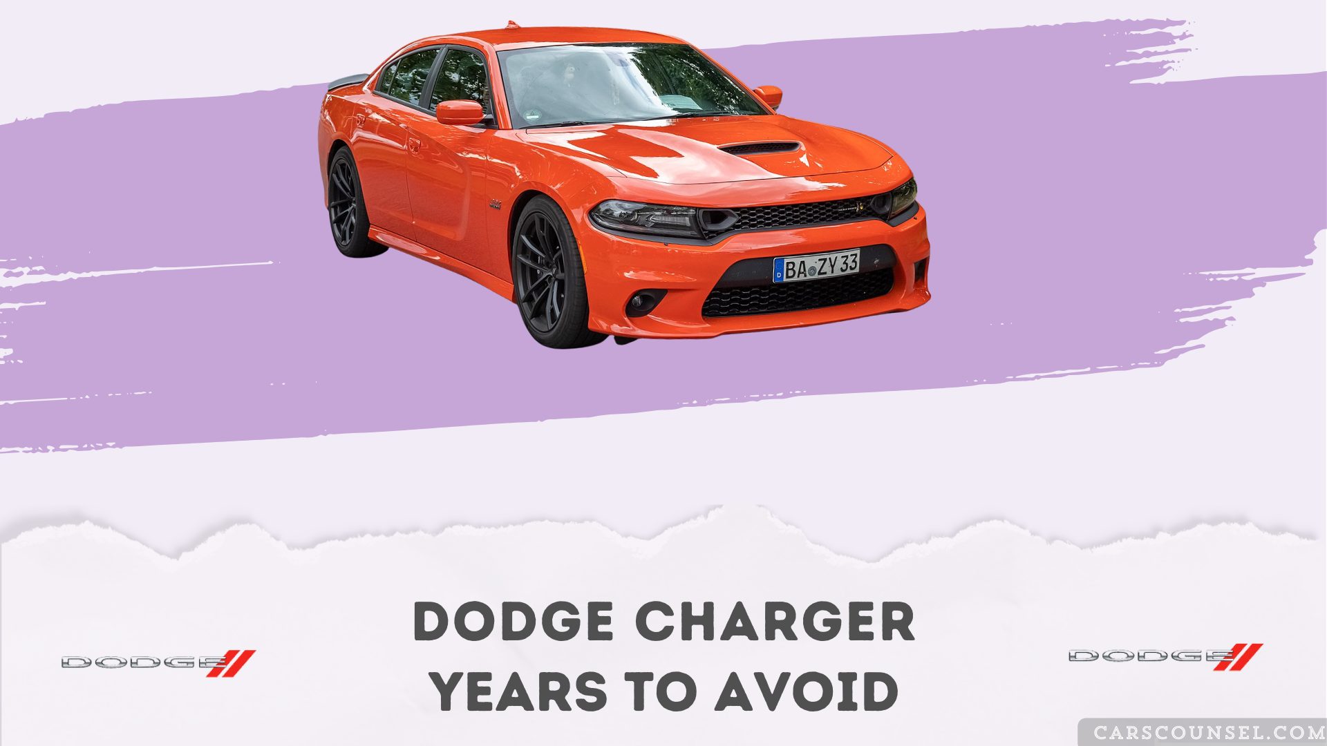 Dodge Charger Years To Avoid