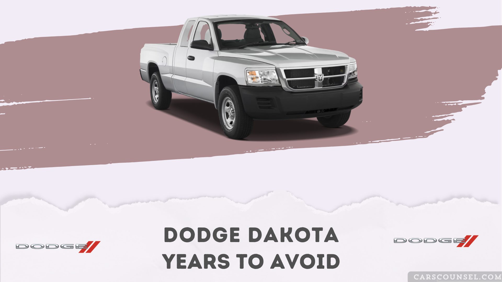 Dodge Dakota Years To Avoid