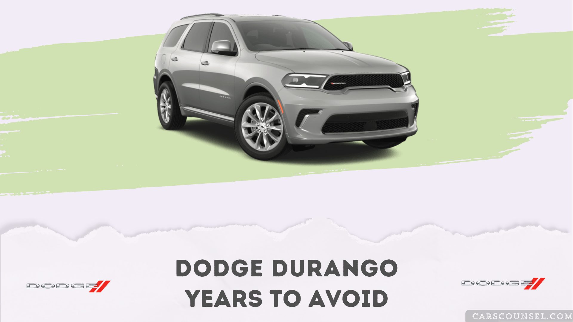 Dodge Durango Years To Avoid