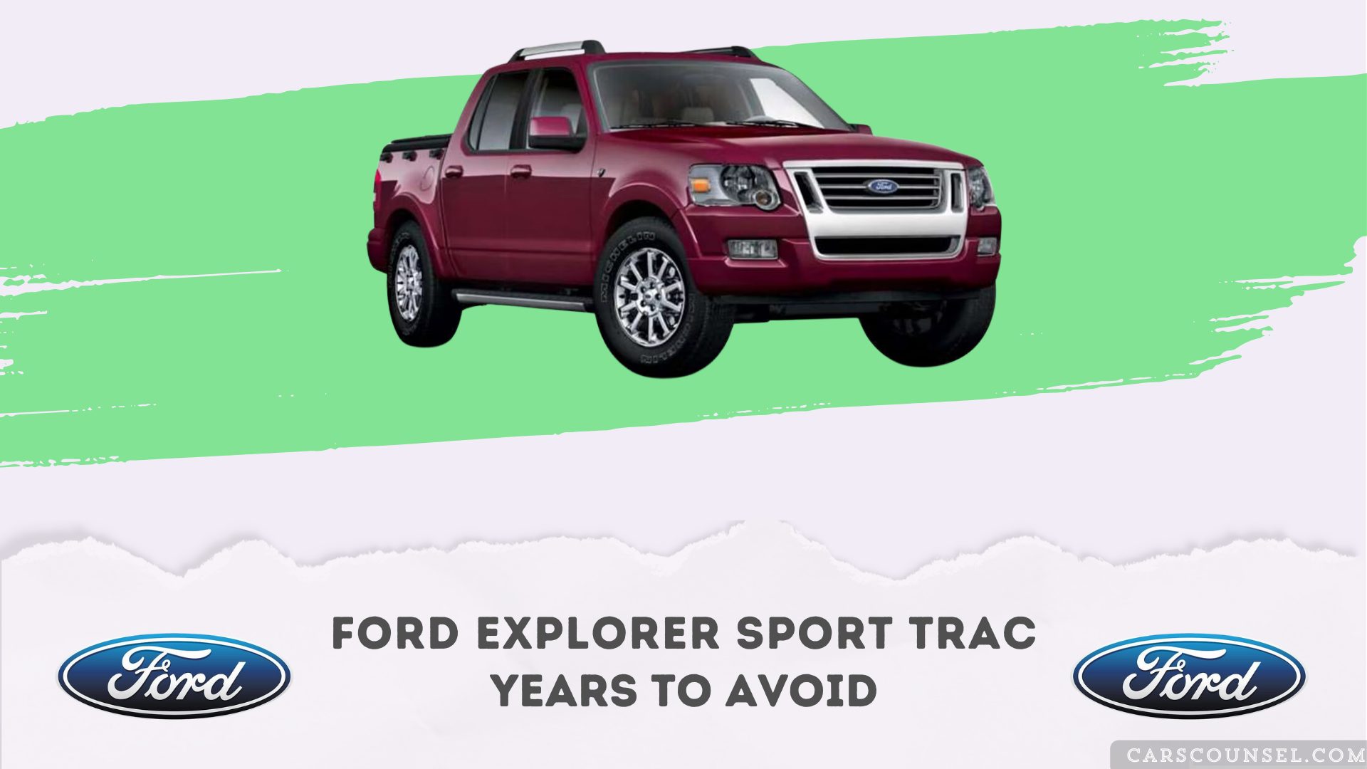 Ford Explorer Sport Trac Years To Avoid