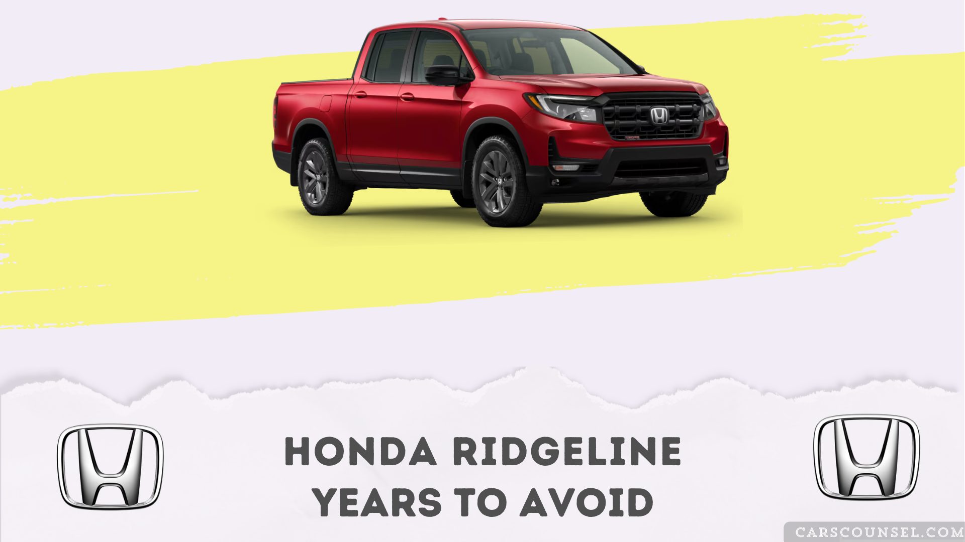 Honda Ridgeline Years To Avoid