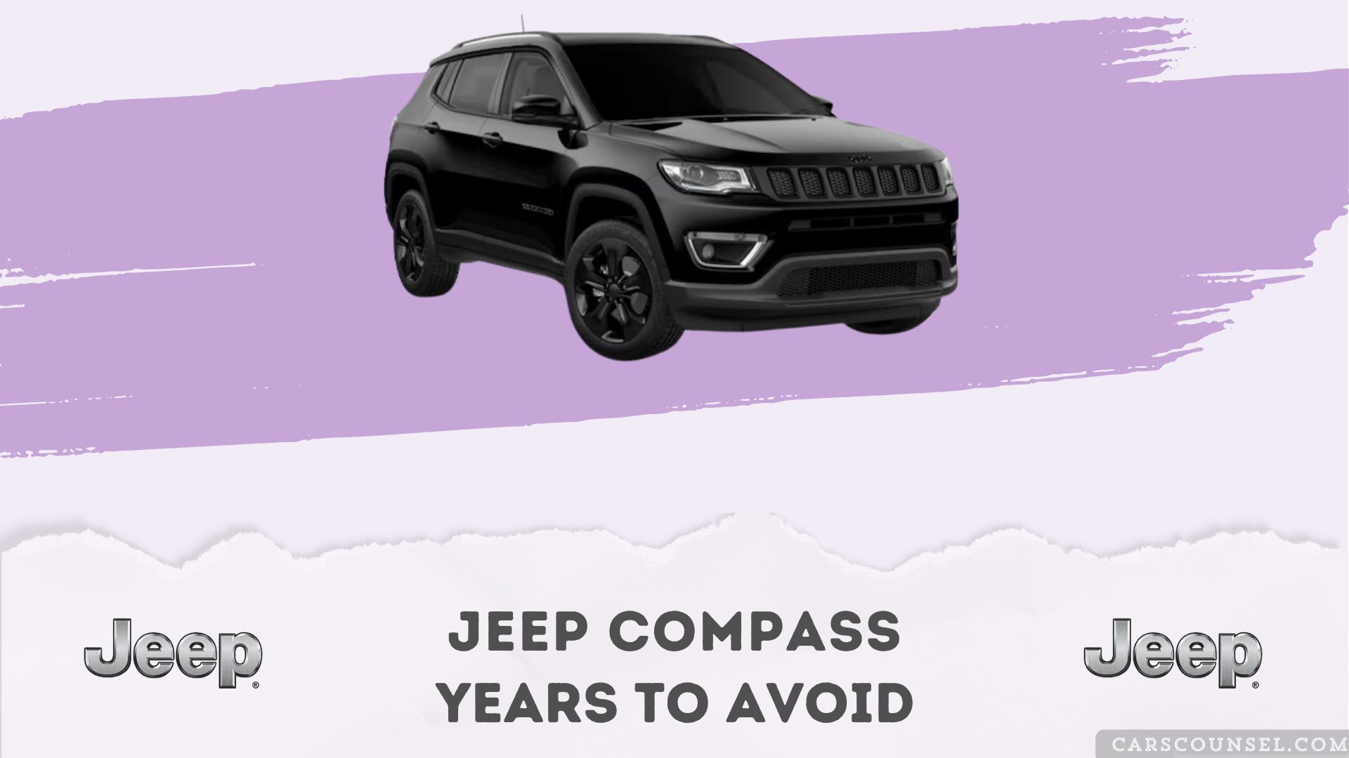 Jeep Compass Years To Avoid