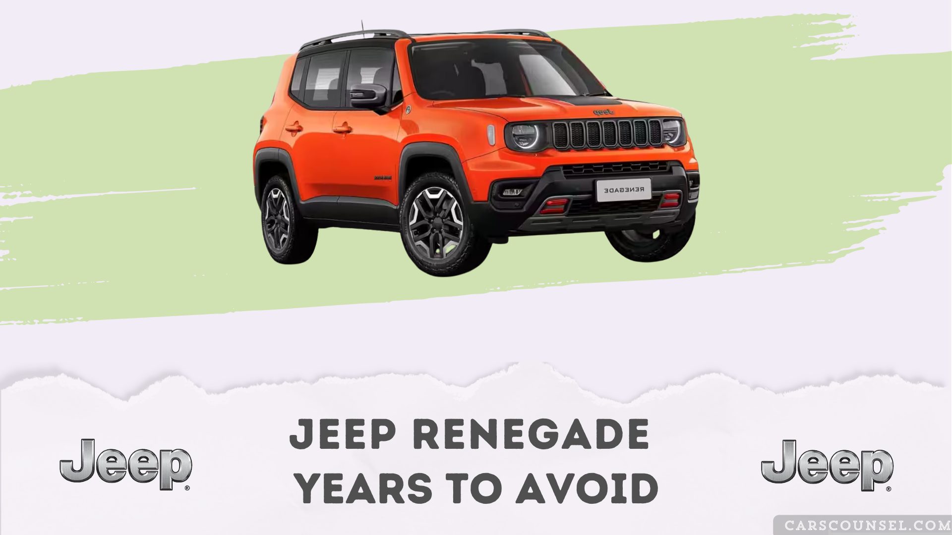 Jeep Renegade Years To Avoid