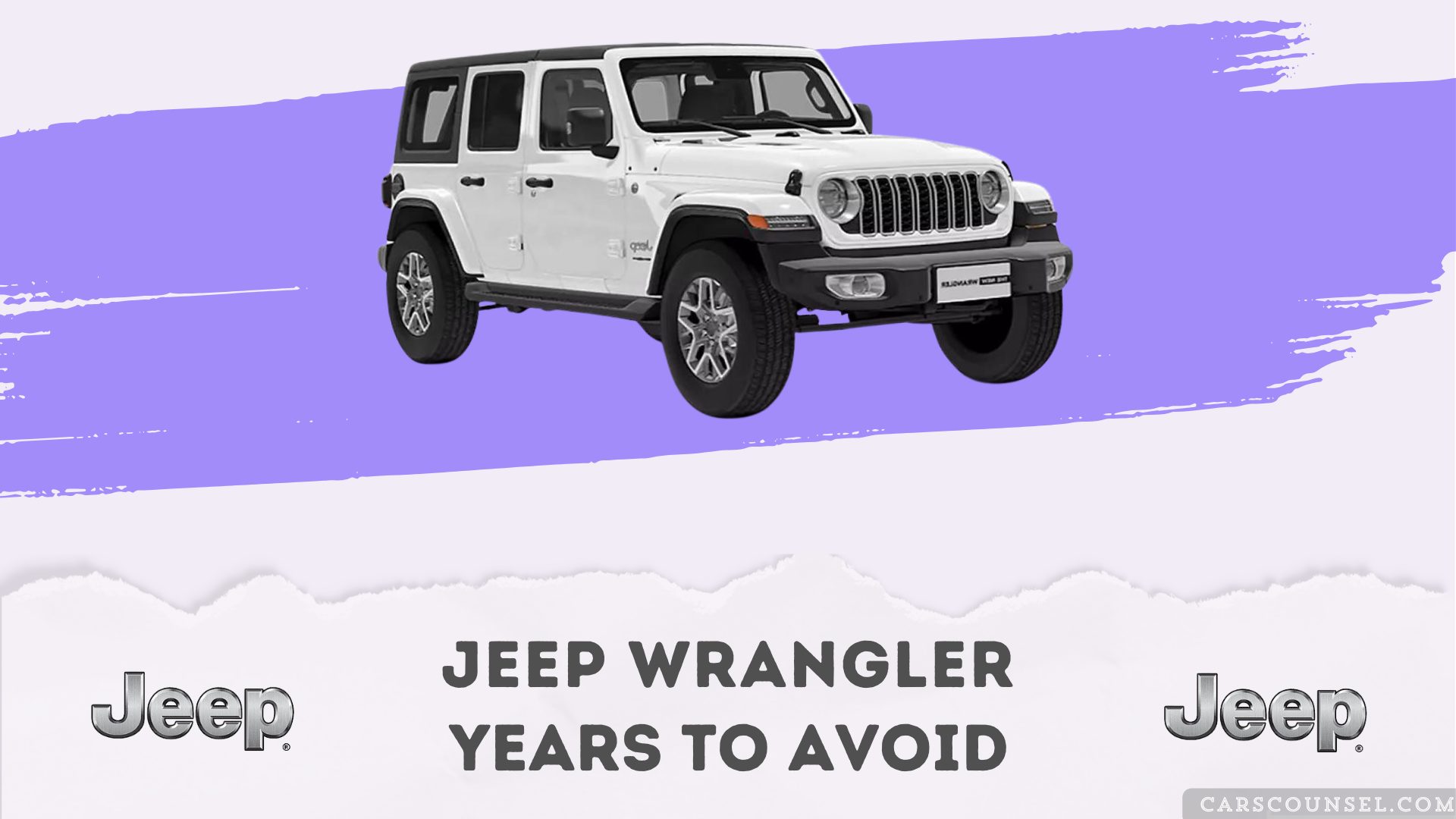 Jeep Wrangler Years To Avoid