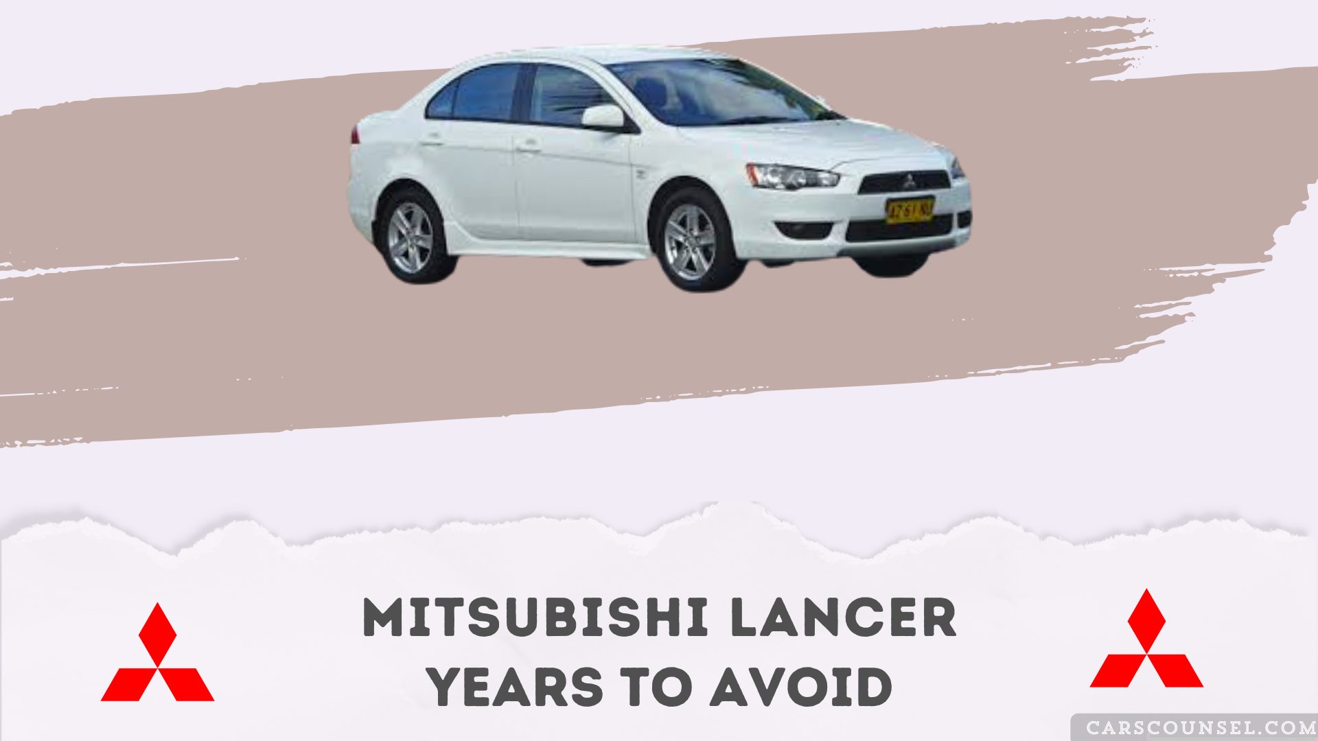 Mitsubishi Lancer Years To Avoid