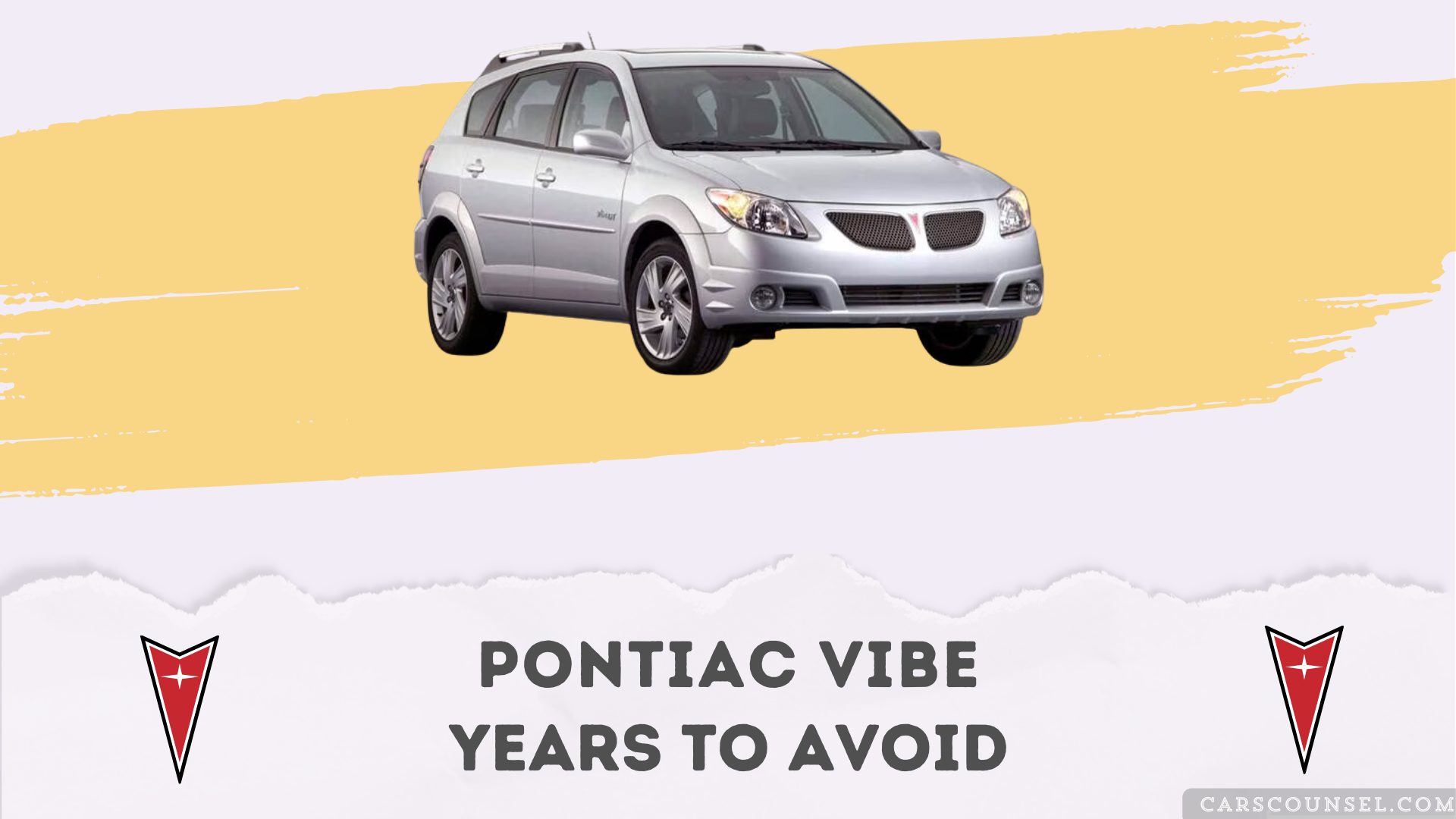 Pontiac Vibe Years To Avoid