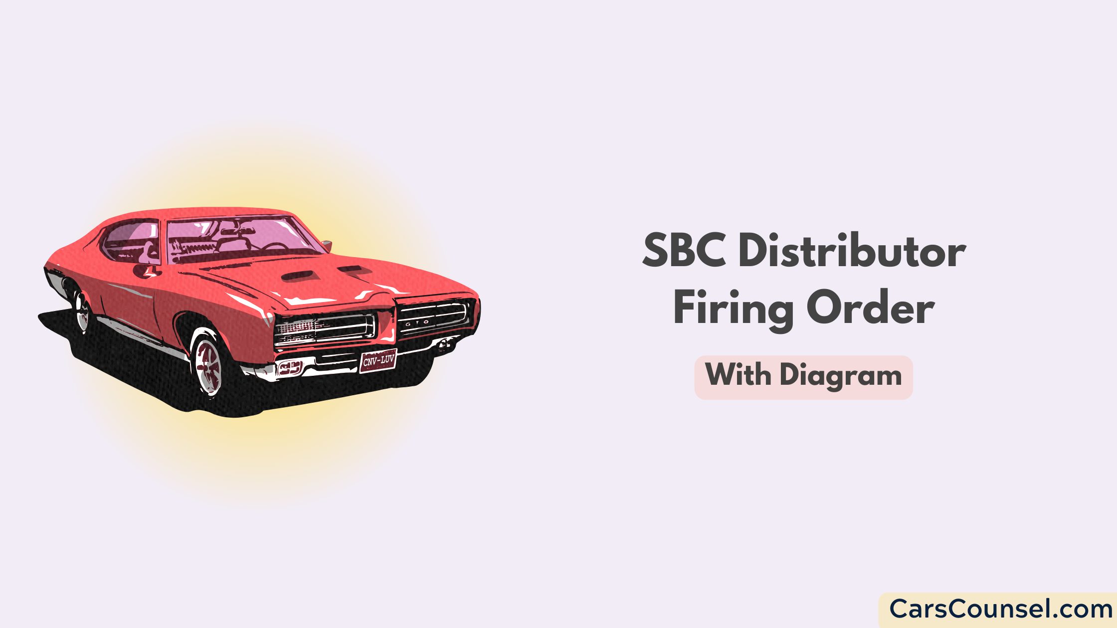 Sbc Distributor Firing Order With Diagram