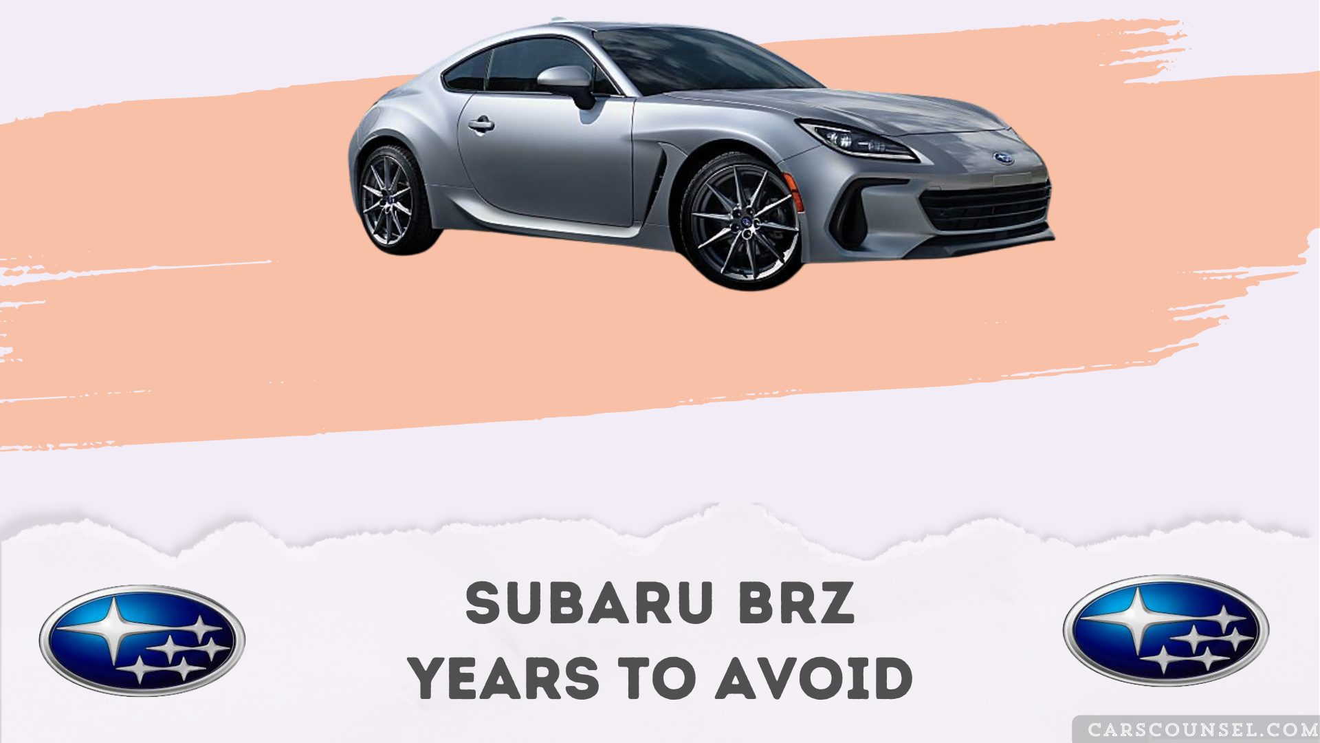 Subaru Brz Years To Avoid