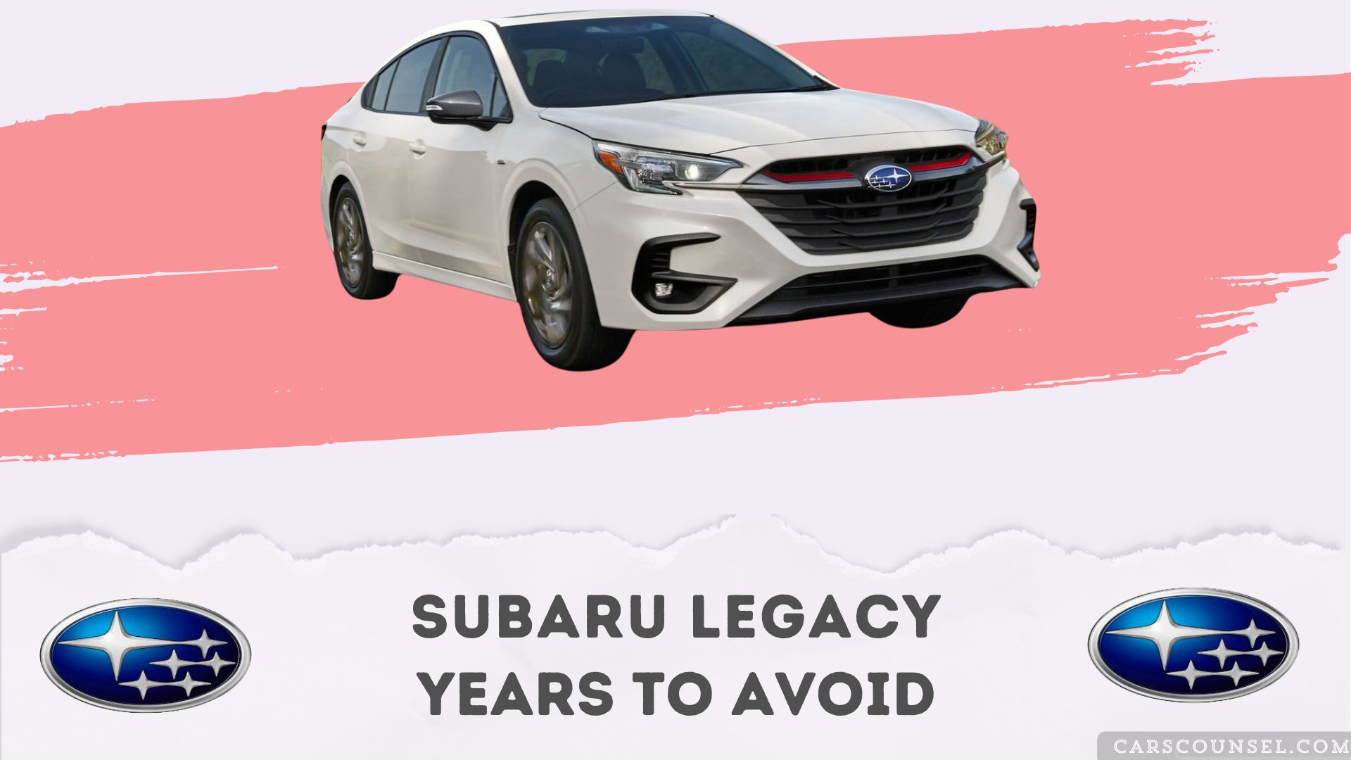 Subaru Legacy Years To Avoid