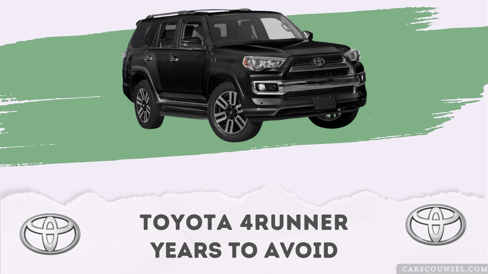 Toyota 4runner Years To Avoid