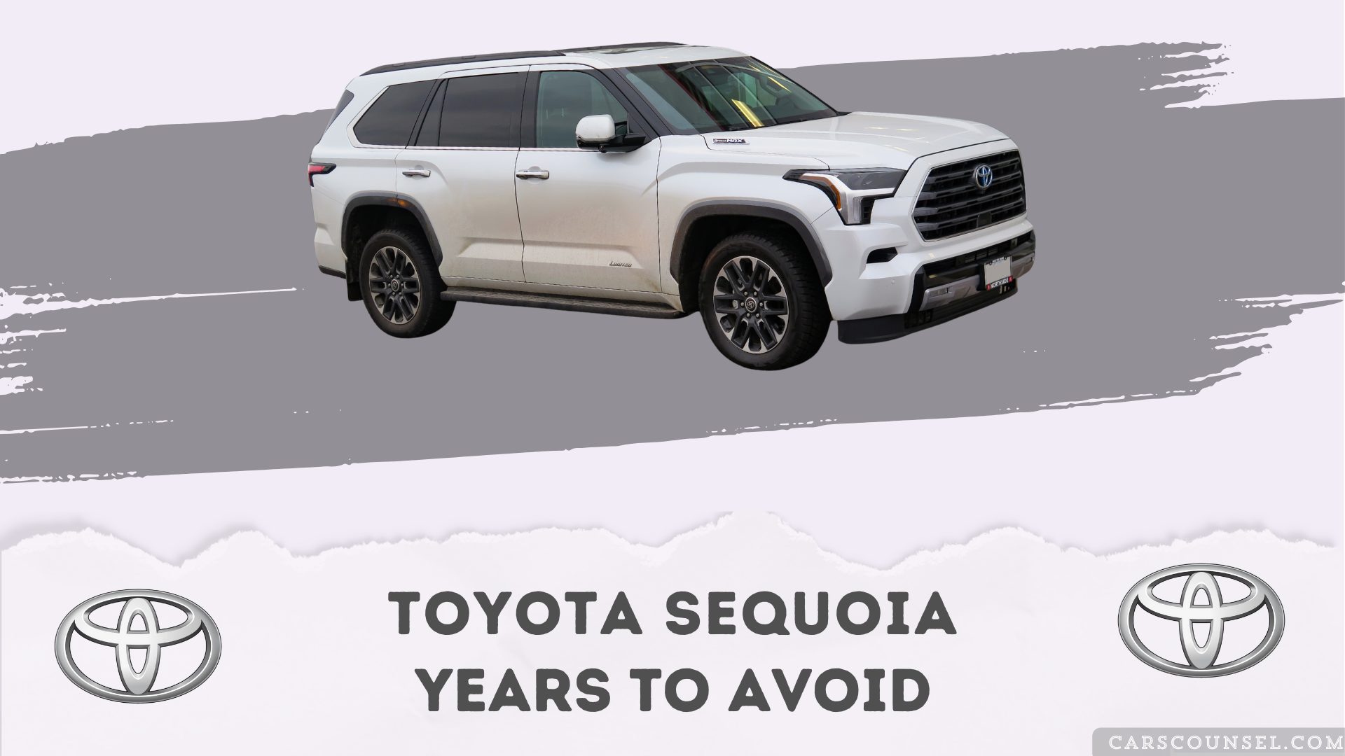 Toyota Sequoia Years To Avoid