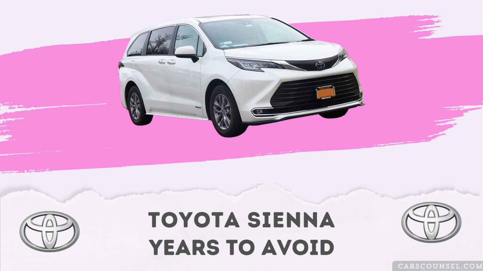 Best And Worst Toyota Sienna Years What To Buy And Avoid Carscounsel