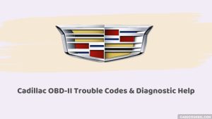 Cadillac Obd Obd2 Codes