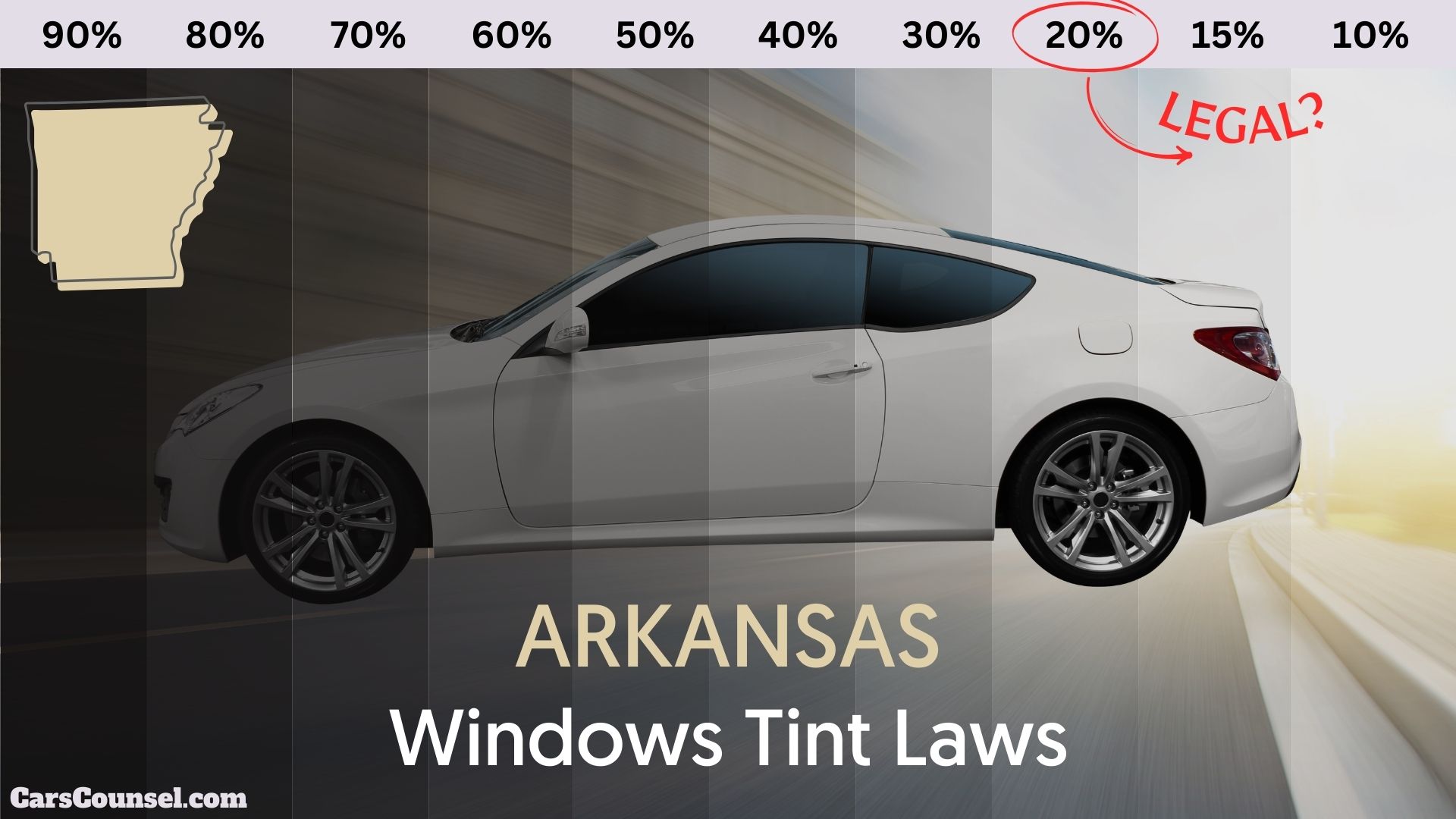 Arkansas Window Tinting Laws